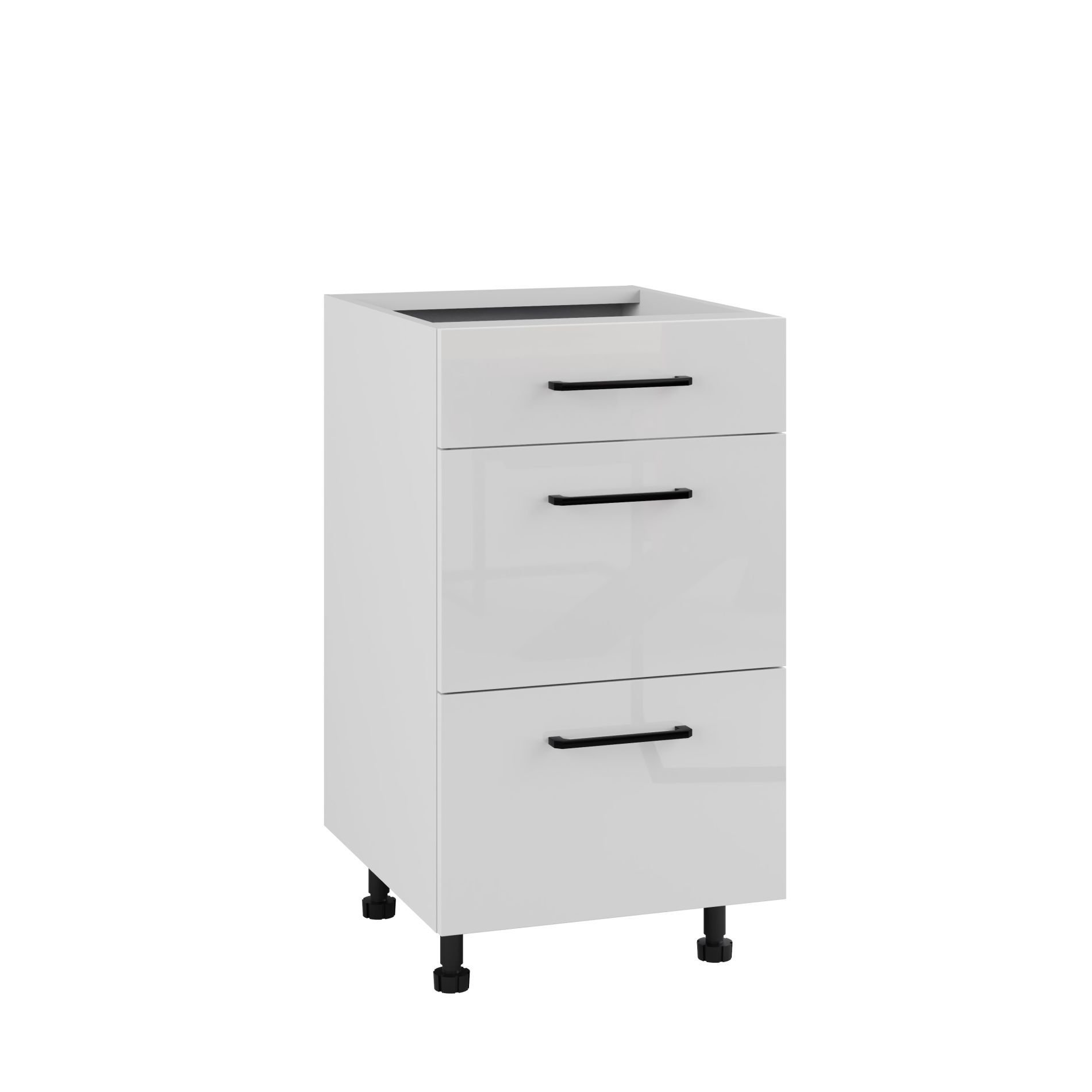 Siena Szafka Dolna Ds-45-2W-1N_Modern Biały Połysk