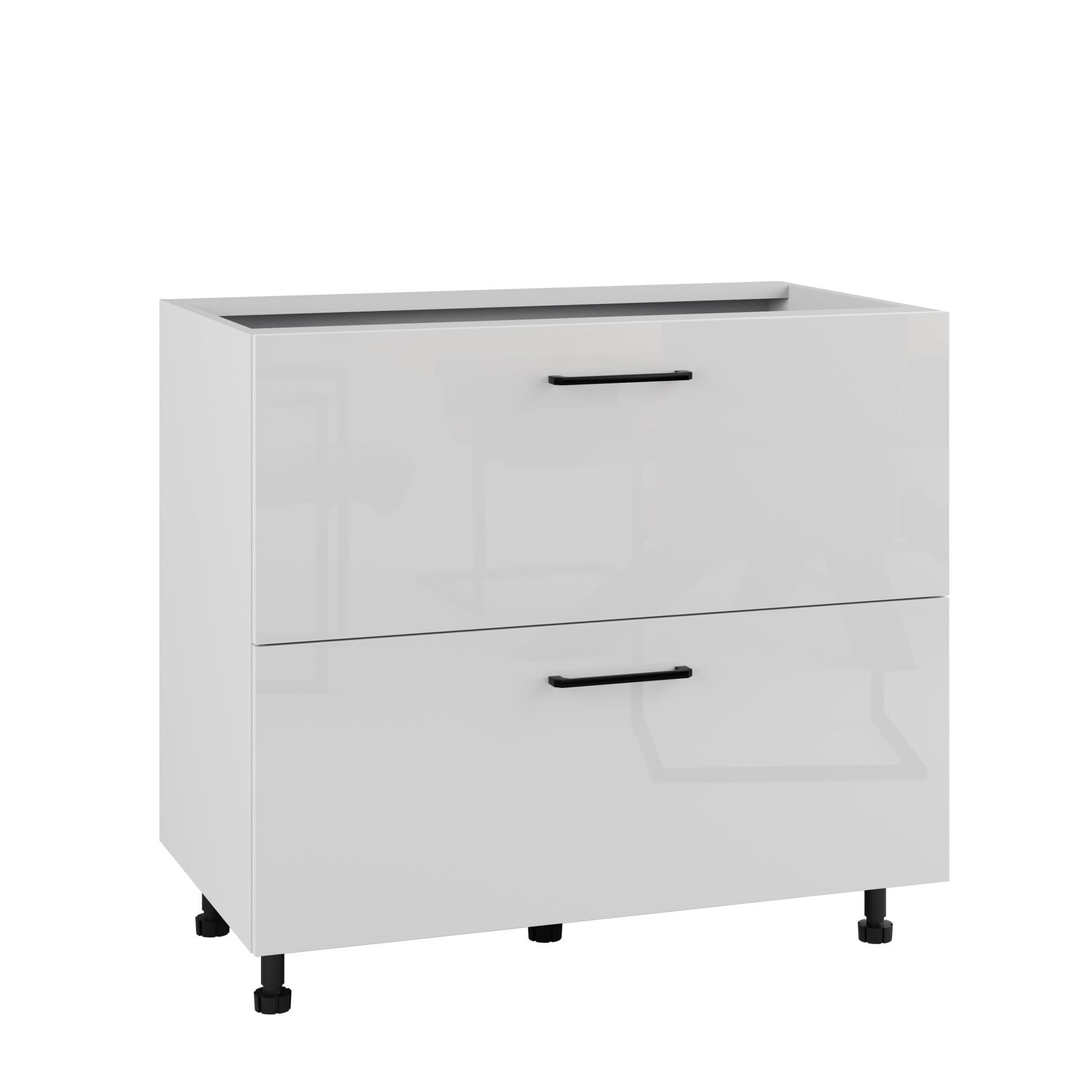 Siena Szafka Dolna Ds-90-2W _Modern Biały Połysk