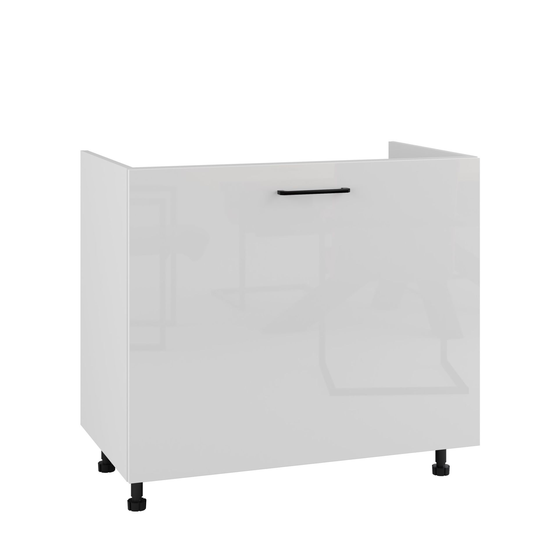 Siena Szafka Dolna Dzs-90_Modern Biały Połysk