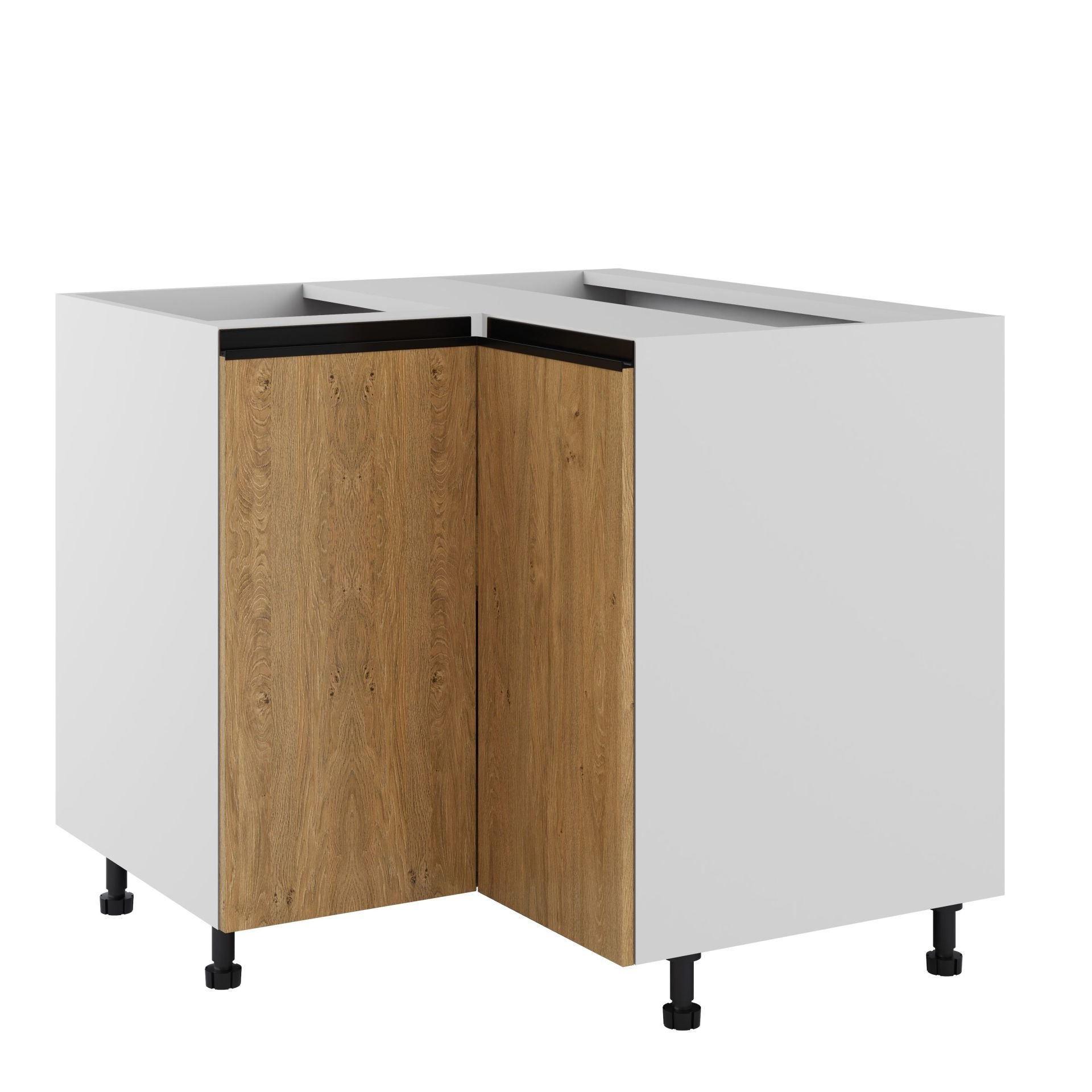 Bari Plus Szafka Dolna Narożna Lewa Dnw-90 Dąb Kamienny