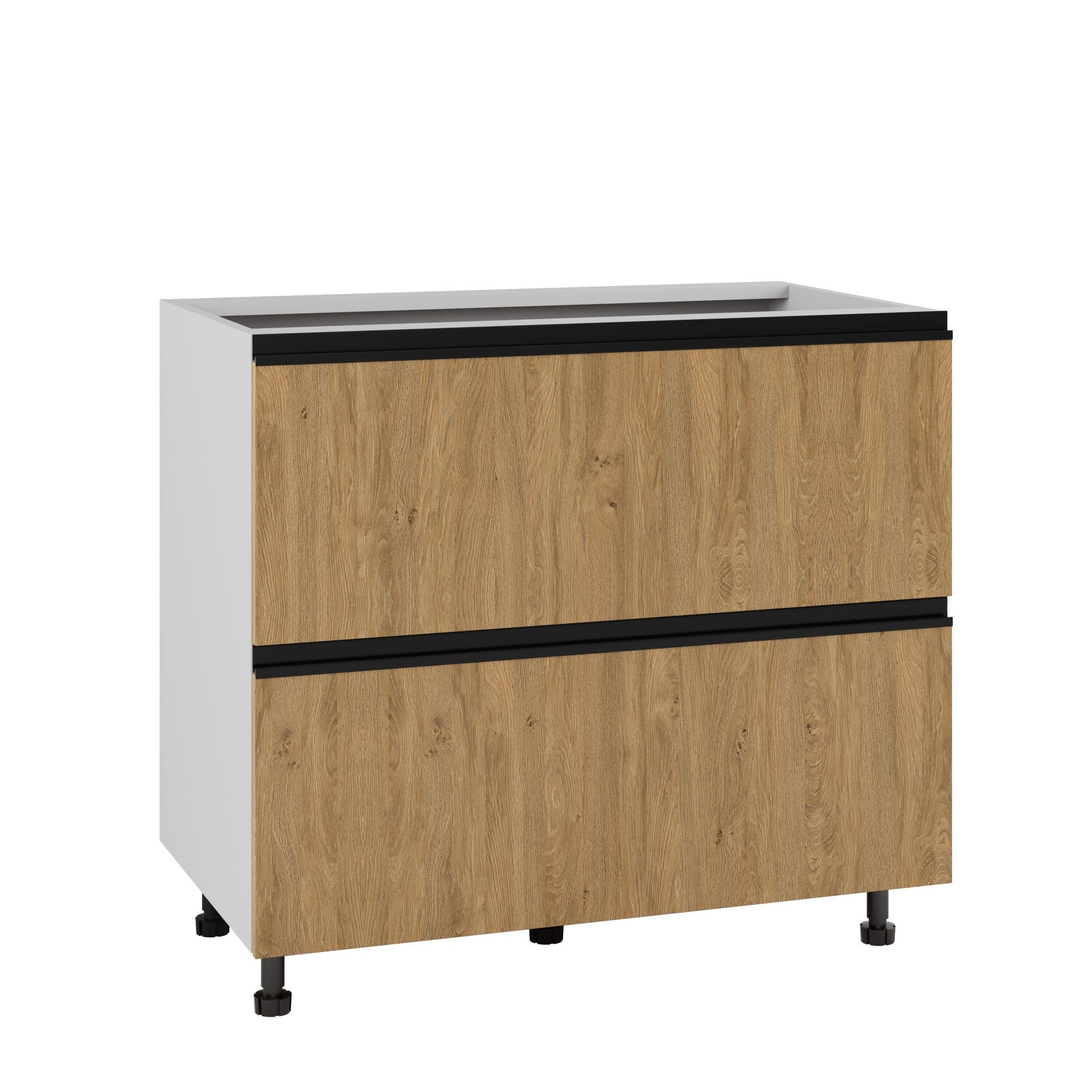 Bari Plus Szafka Dolna Ds-90-2W _Blum Dąb Kamienny