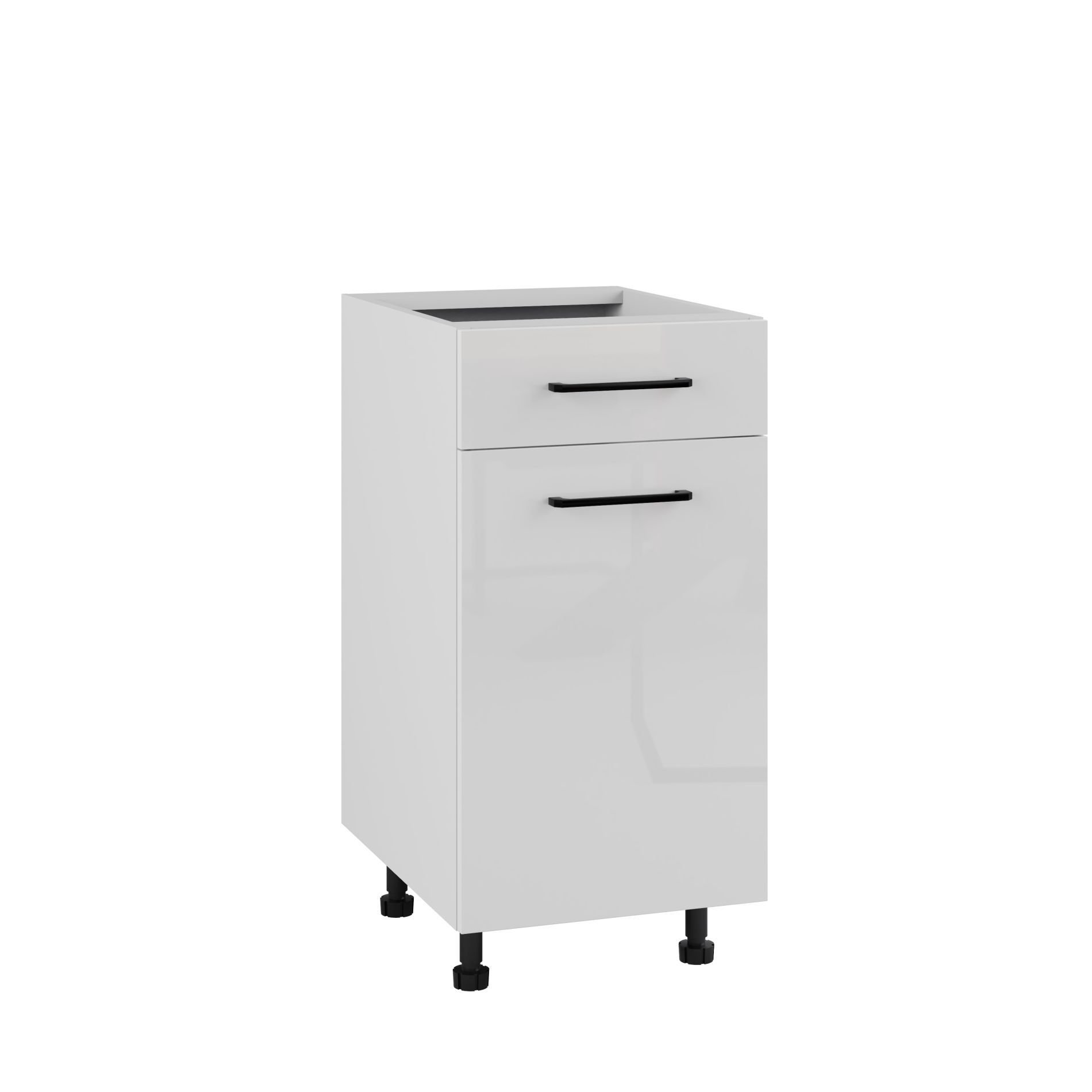 Siena Szafka Dolna D1S-40_Modern Biały Połysk