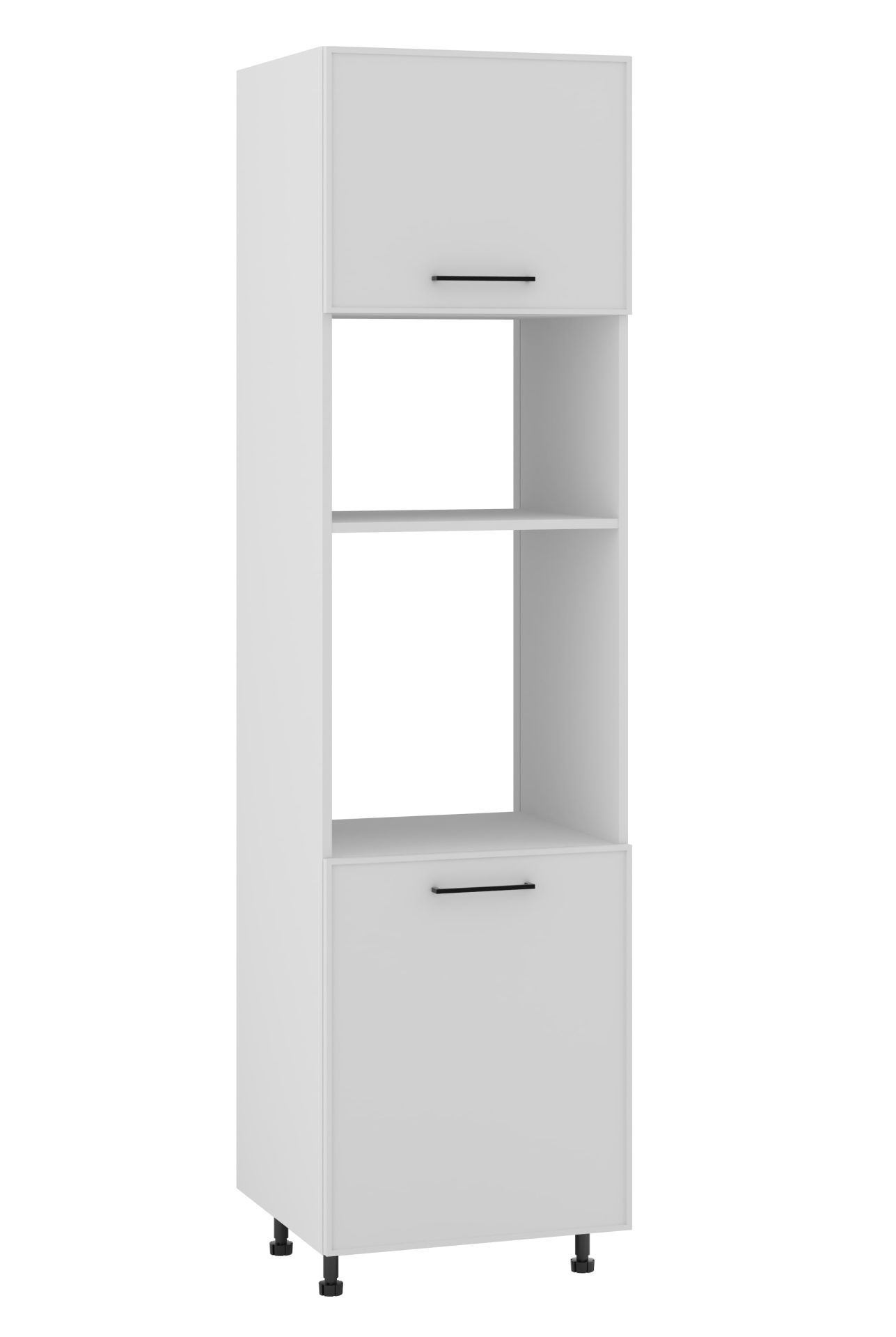 Asti Słupek Wysoki Pod Zabudowę Piekarnika/Microfali Dpp-60-38-220 Hk-Xs Biały Mat