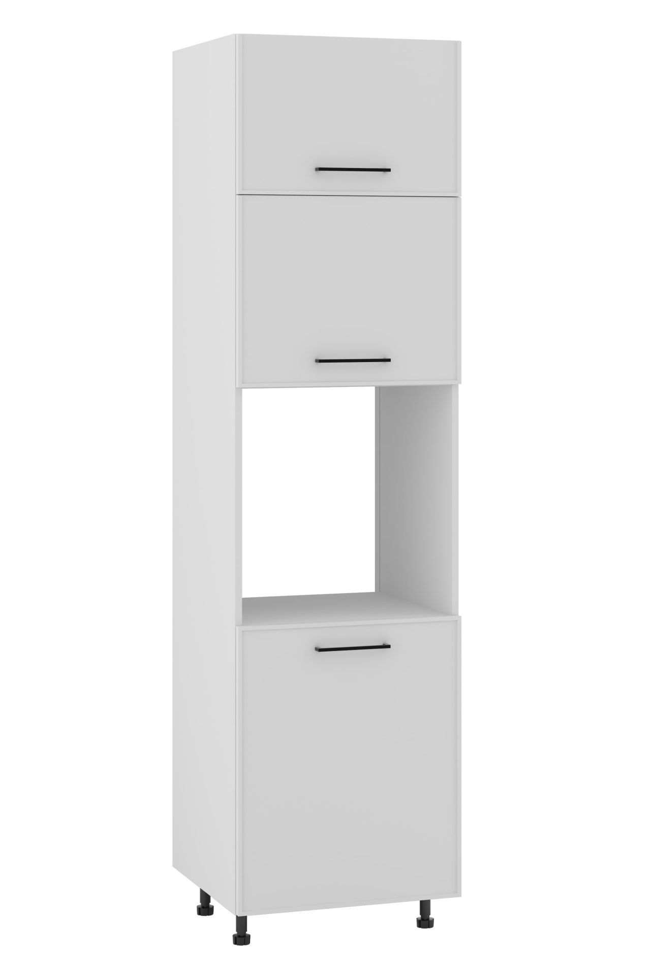 Asti Słupek Wysoki Pod Piekarnik Dp-60-220 Hk-Xs Blum Biały Mat