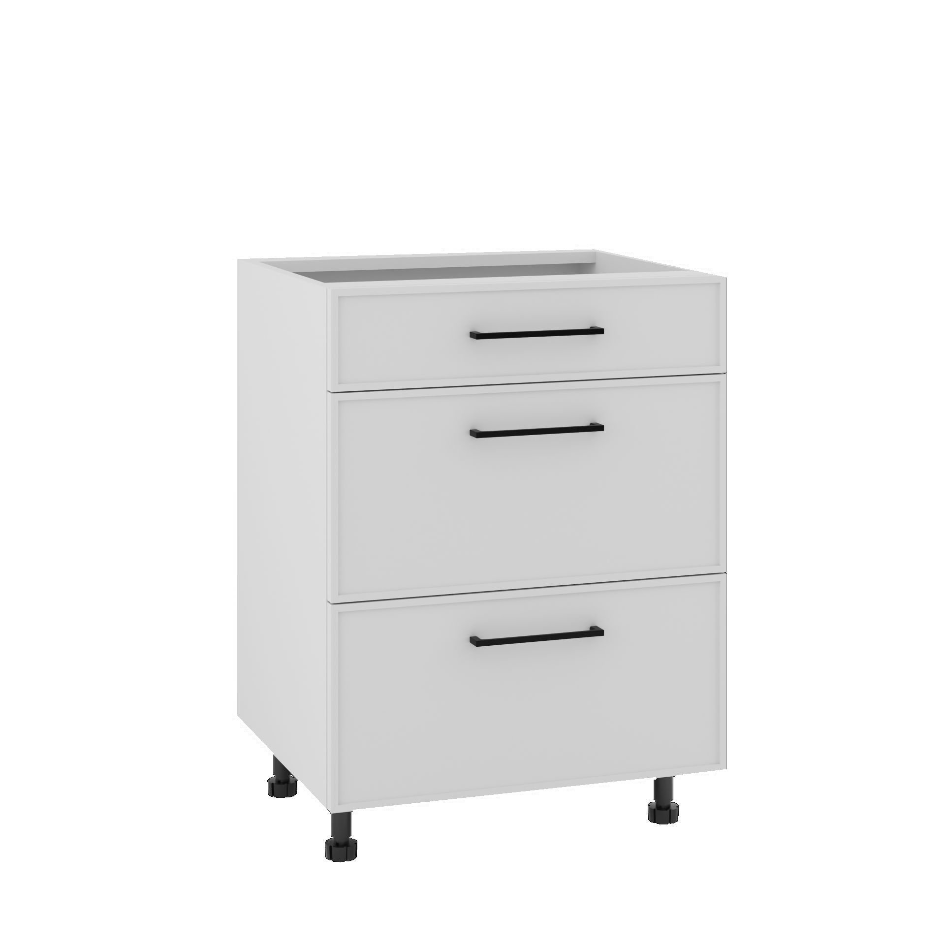 Asti Szafka Dolna Ds-60-2W-1N_Modern Biały Mat