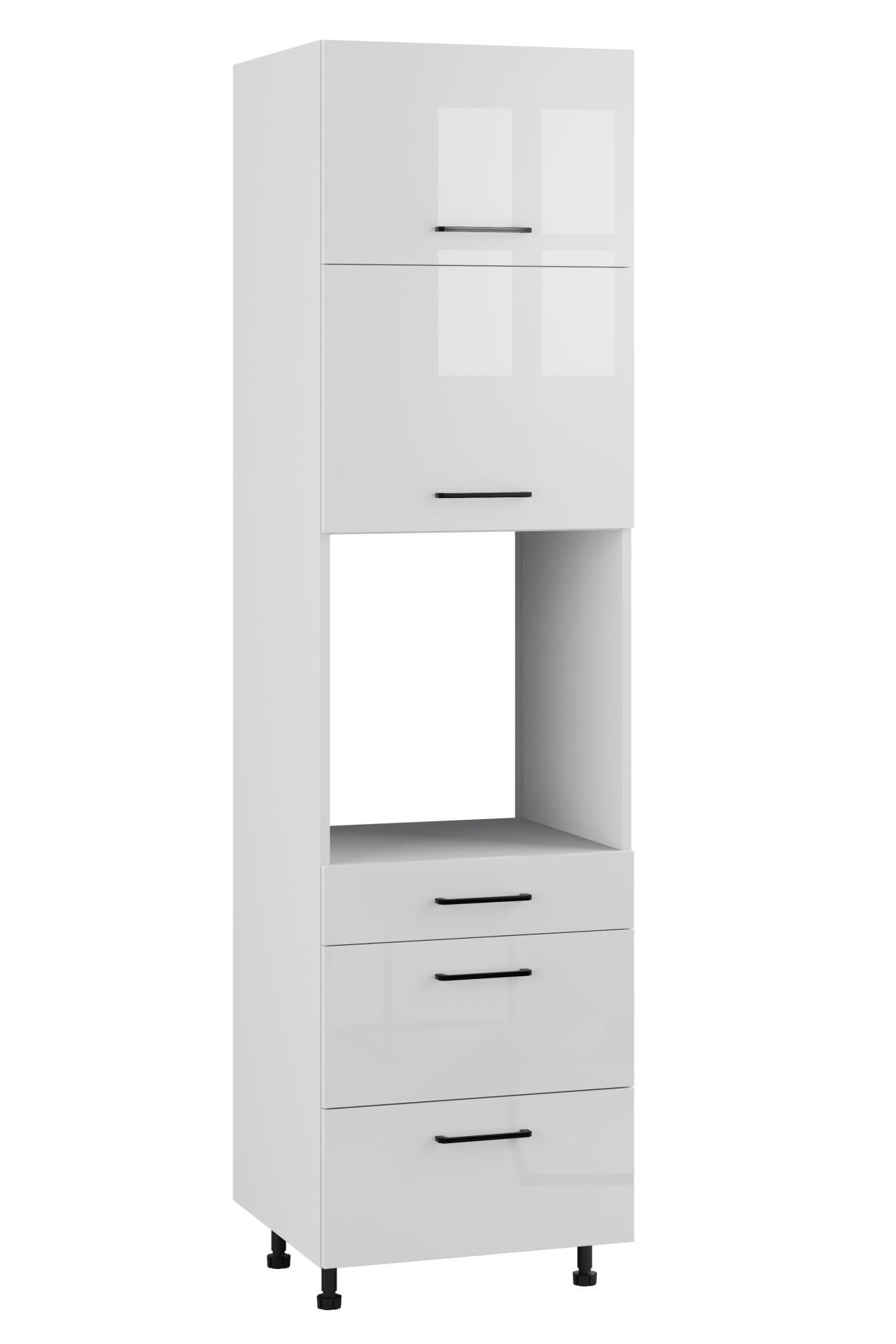 Siena Słupek Pod Zabudowę Piekarnika Dps3-60-220 Hk-Xs_Modern Biały Połysk