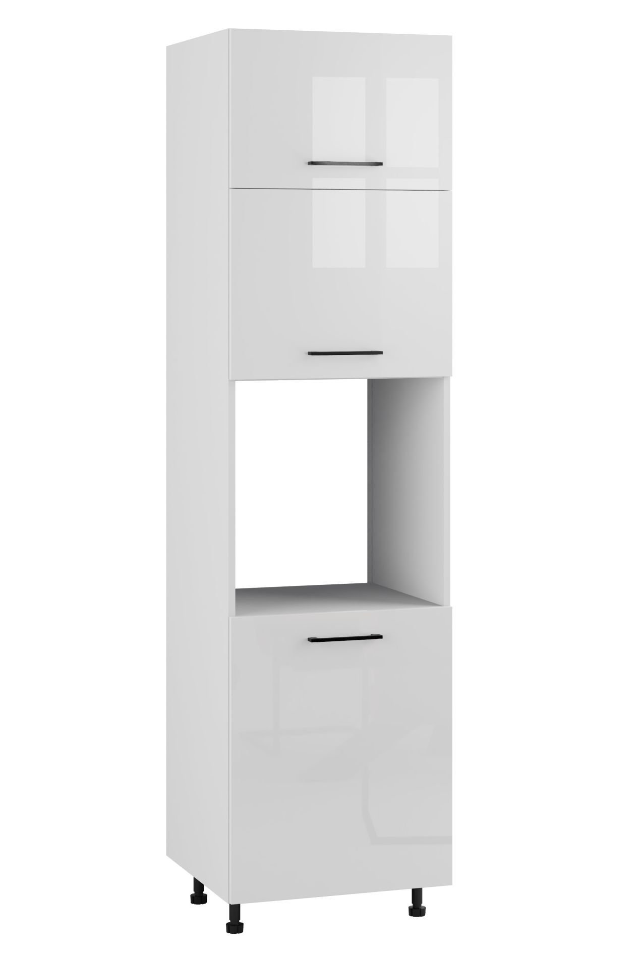 Siena Słupek Wysoki Pod Piekarnik Dp-60-220 Biały Połysk