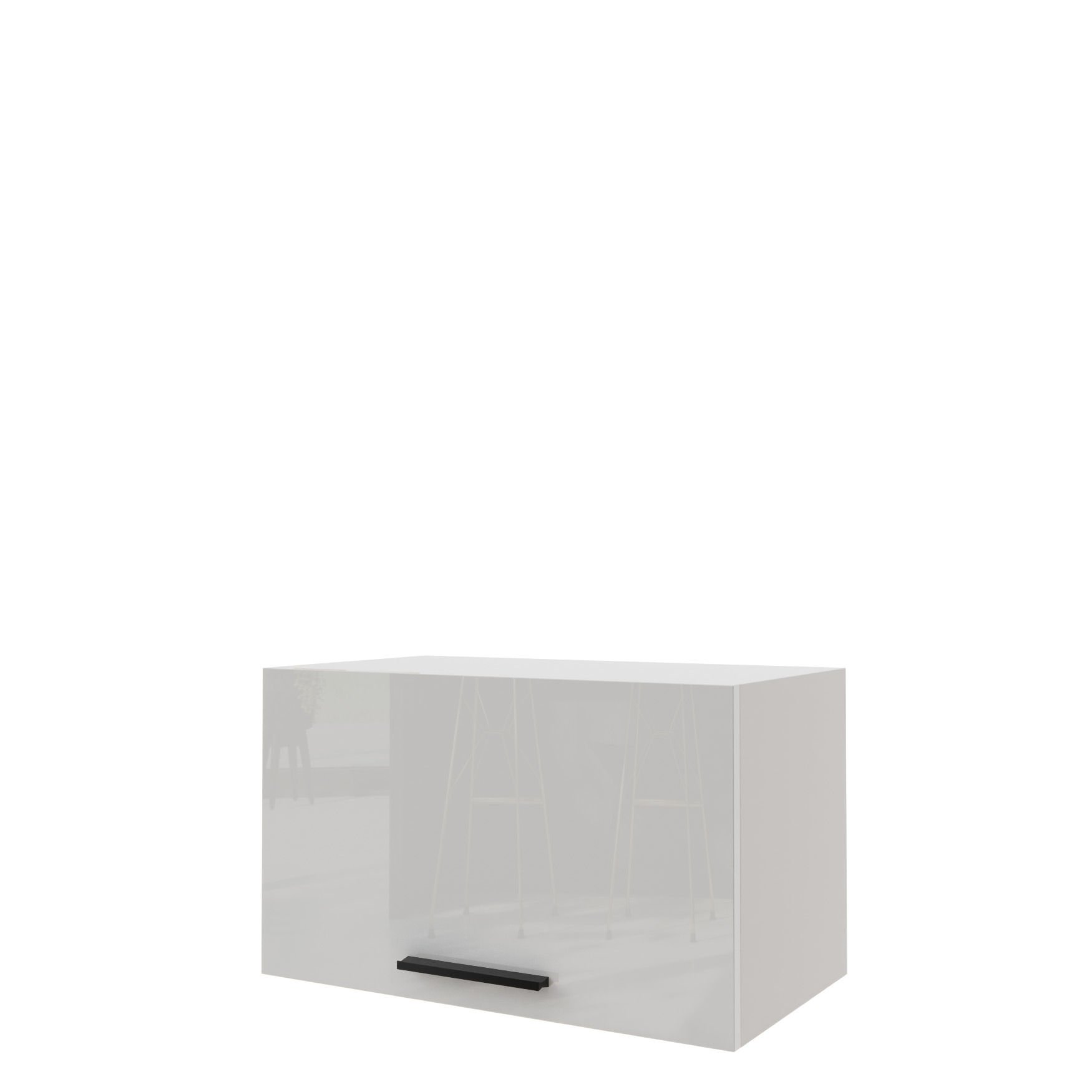 Torino Szafka Wisząca Niska W4B/60Av Biały Połysk