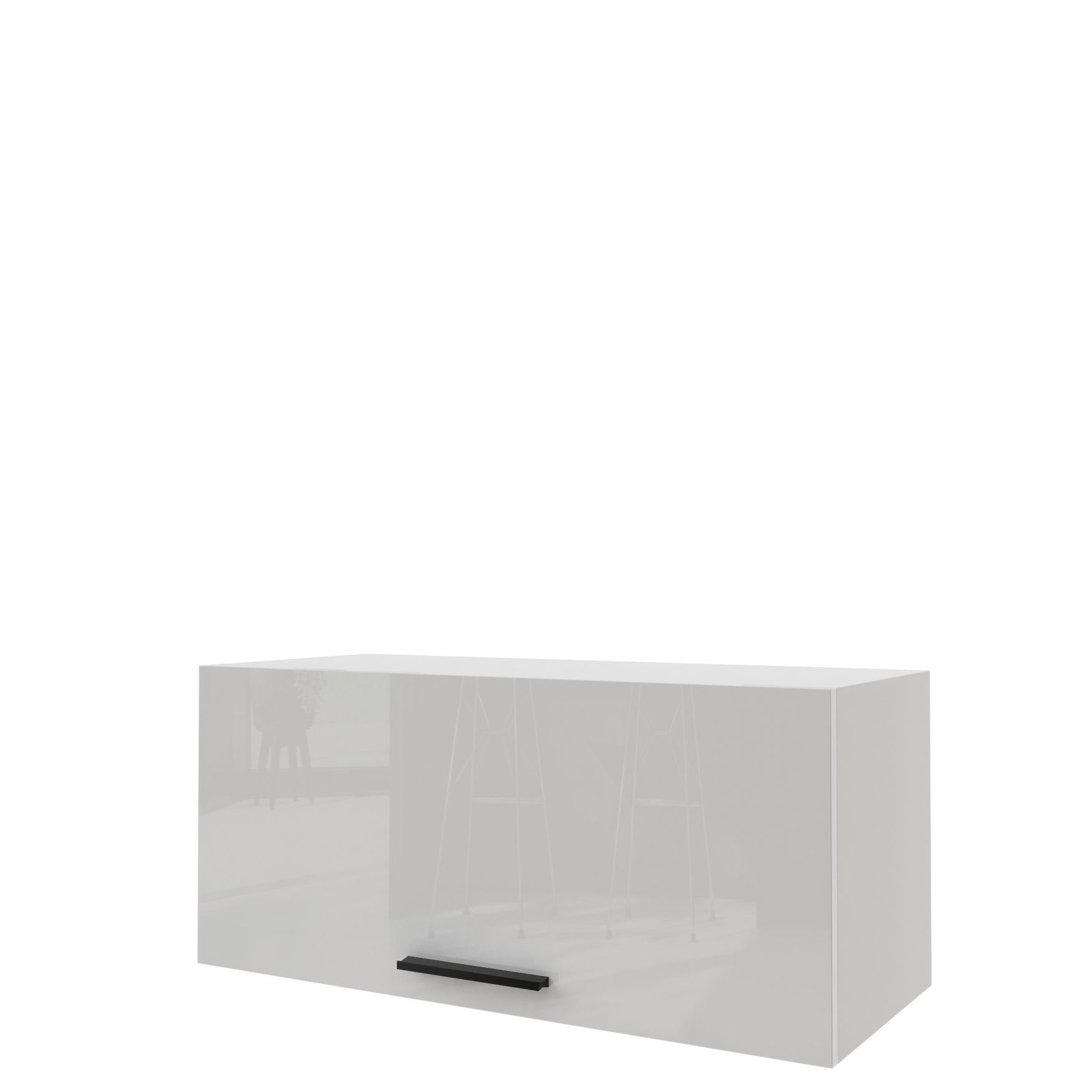 Torino Szafka Wisząca Niska W4B/80Av Aventos Biały Połysk