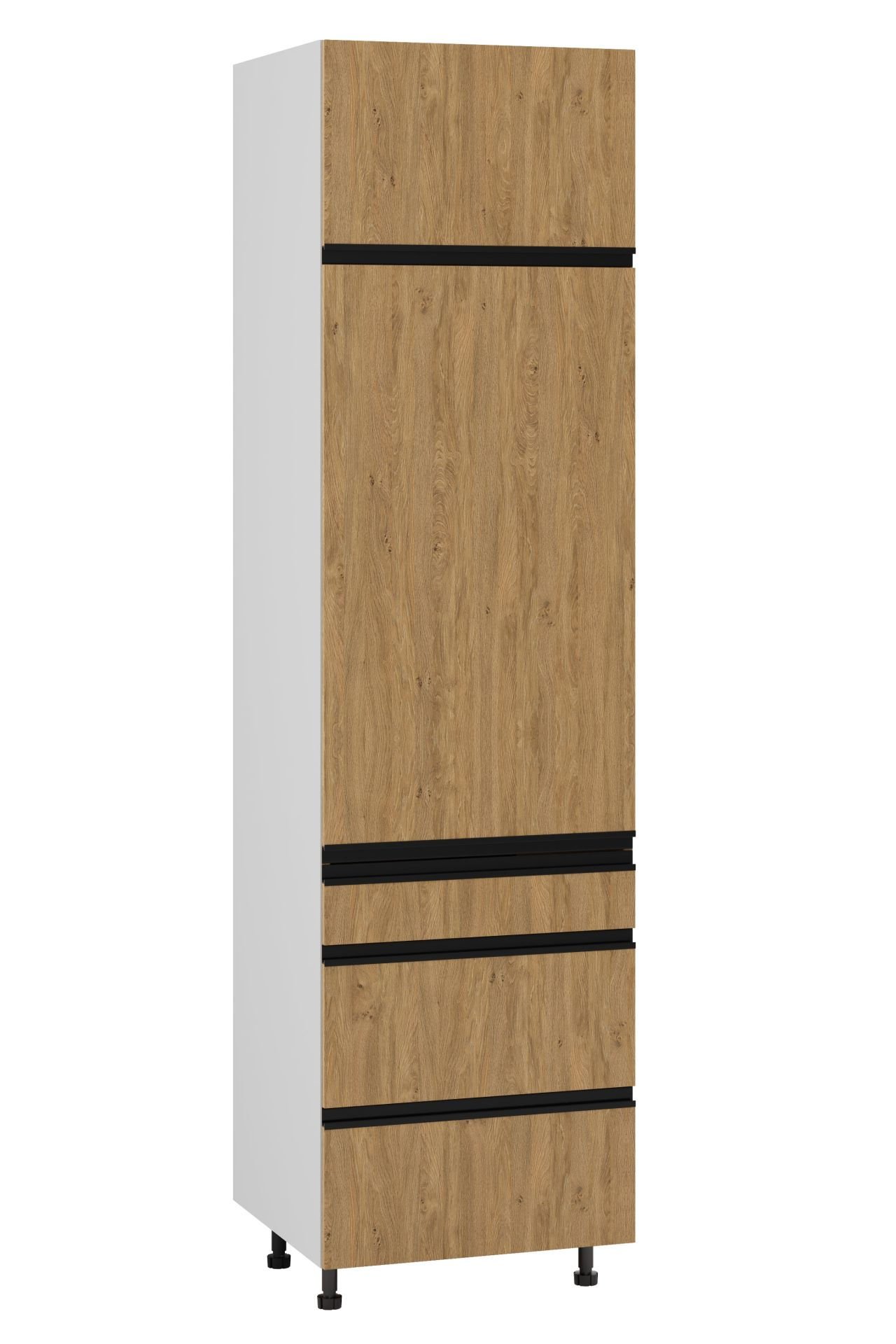 Bari Plus Słupek Wysoki Prawy Ds3-60-220 Hk-Xs_Modern Dąb Kamienny