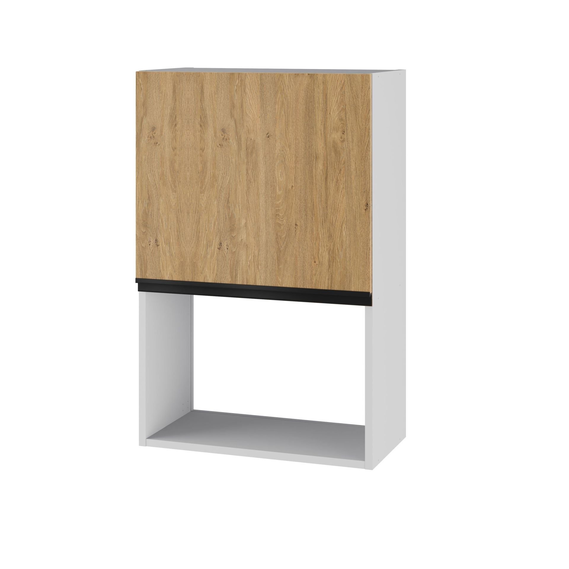 Bari Plus Szafka Wisząca Wysoka Pod Mikrofalówkę Lewa Gm-60-H92 Dąb Kamienny