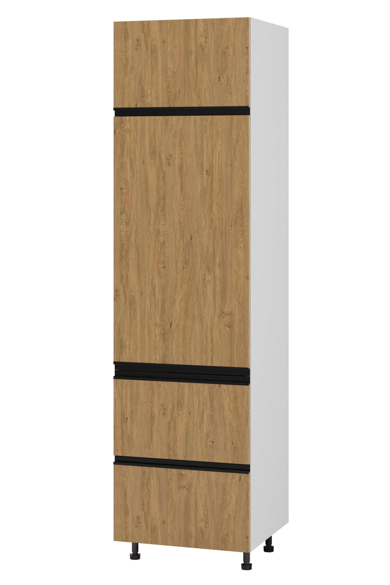 Bari Plus Słupek Wysoki Lewy Ds2-60-220 Hk-Xs_Modern Dąb Kamienny