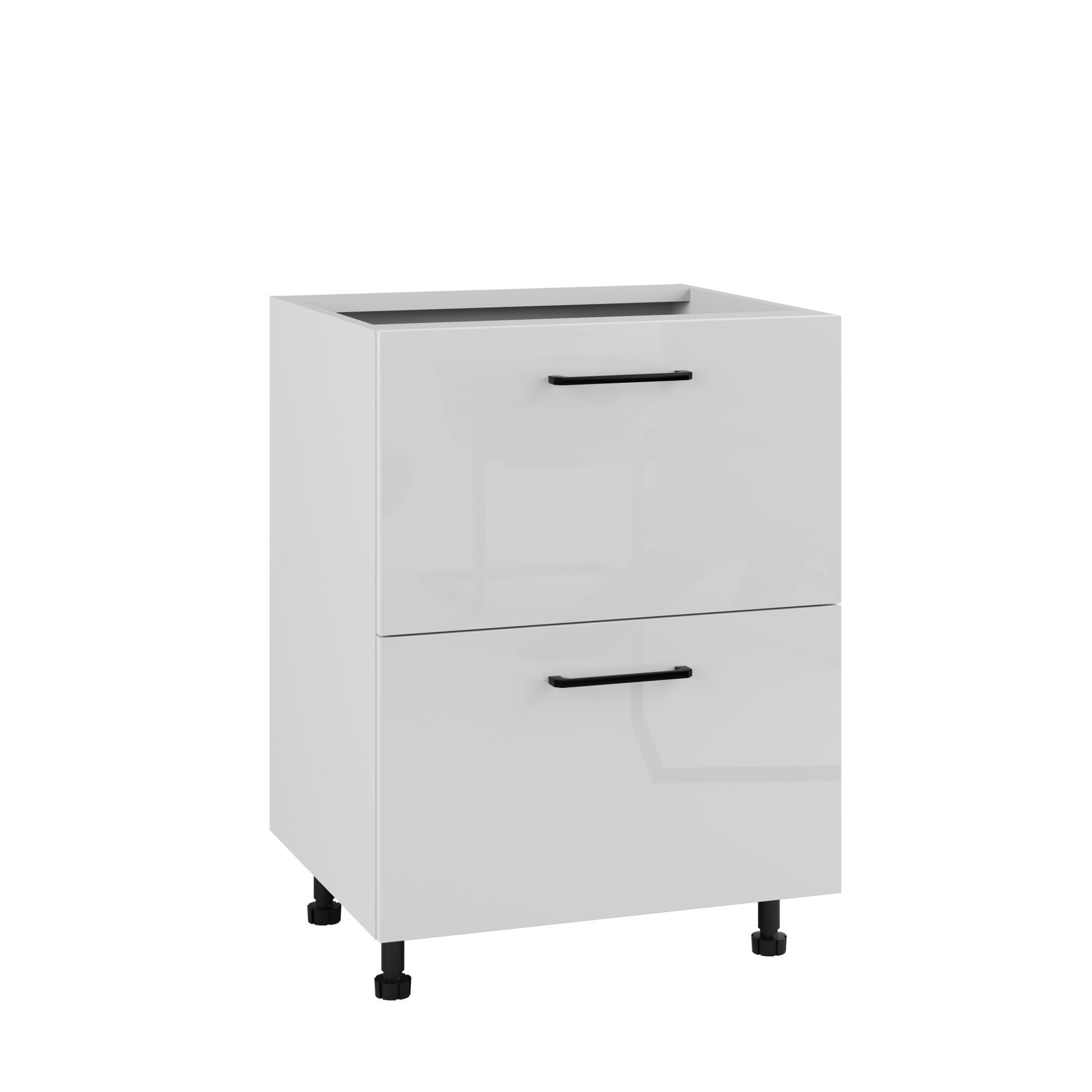 Siena Szafka Dolna Ds-60-2W_1Wew_Blum Biały Połysk