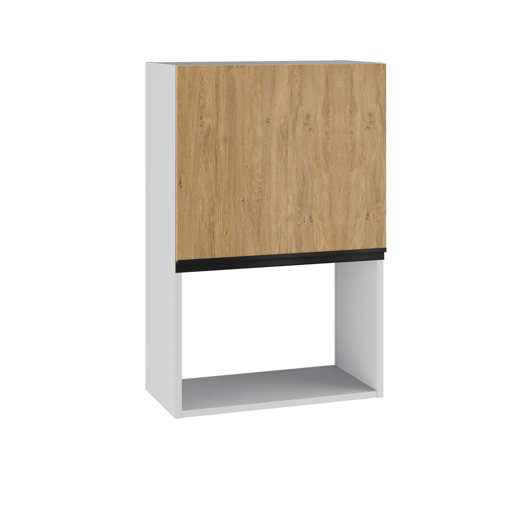 Bari Plus Szafka Wisząca Wysoka Pod Mikrofalówkę Prawa Gm-60-H92 Dąb Kamienny