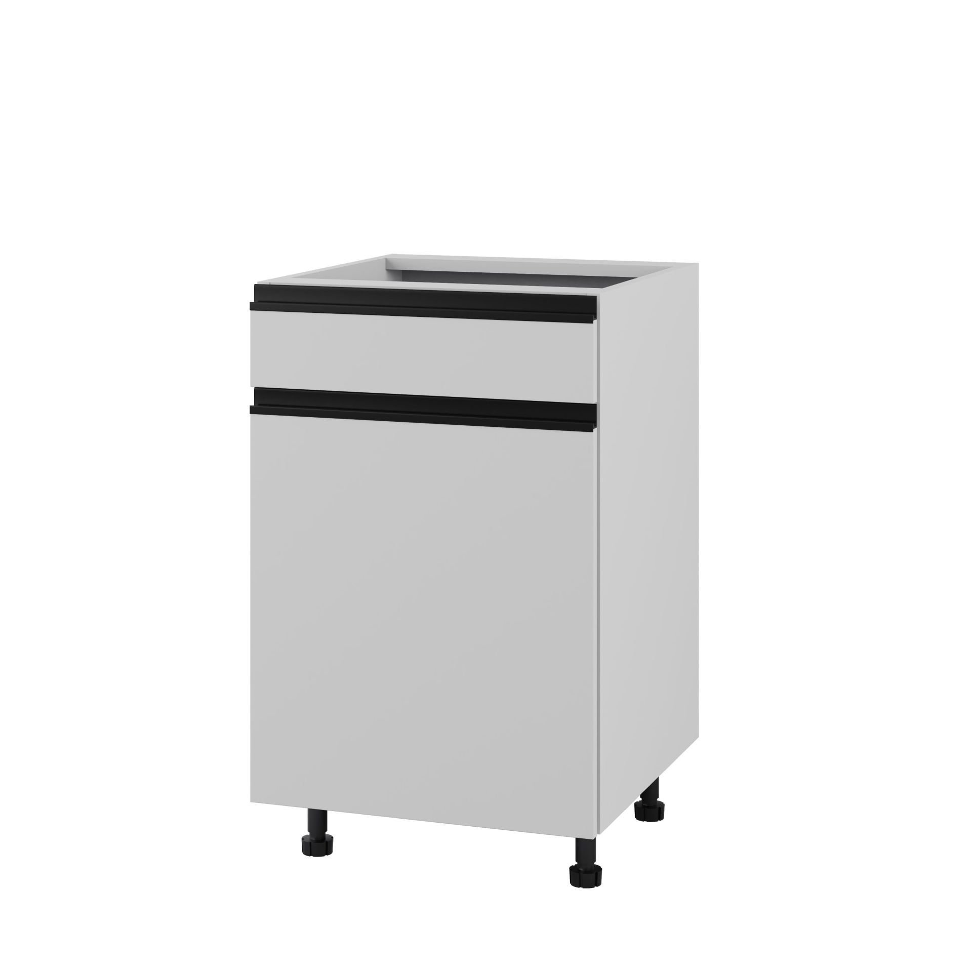 Siena Plus Szafka Dolna Lewa D1S-50 Metabox Biały Mat