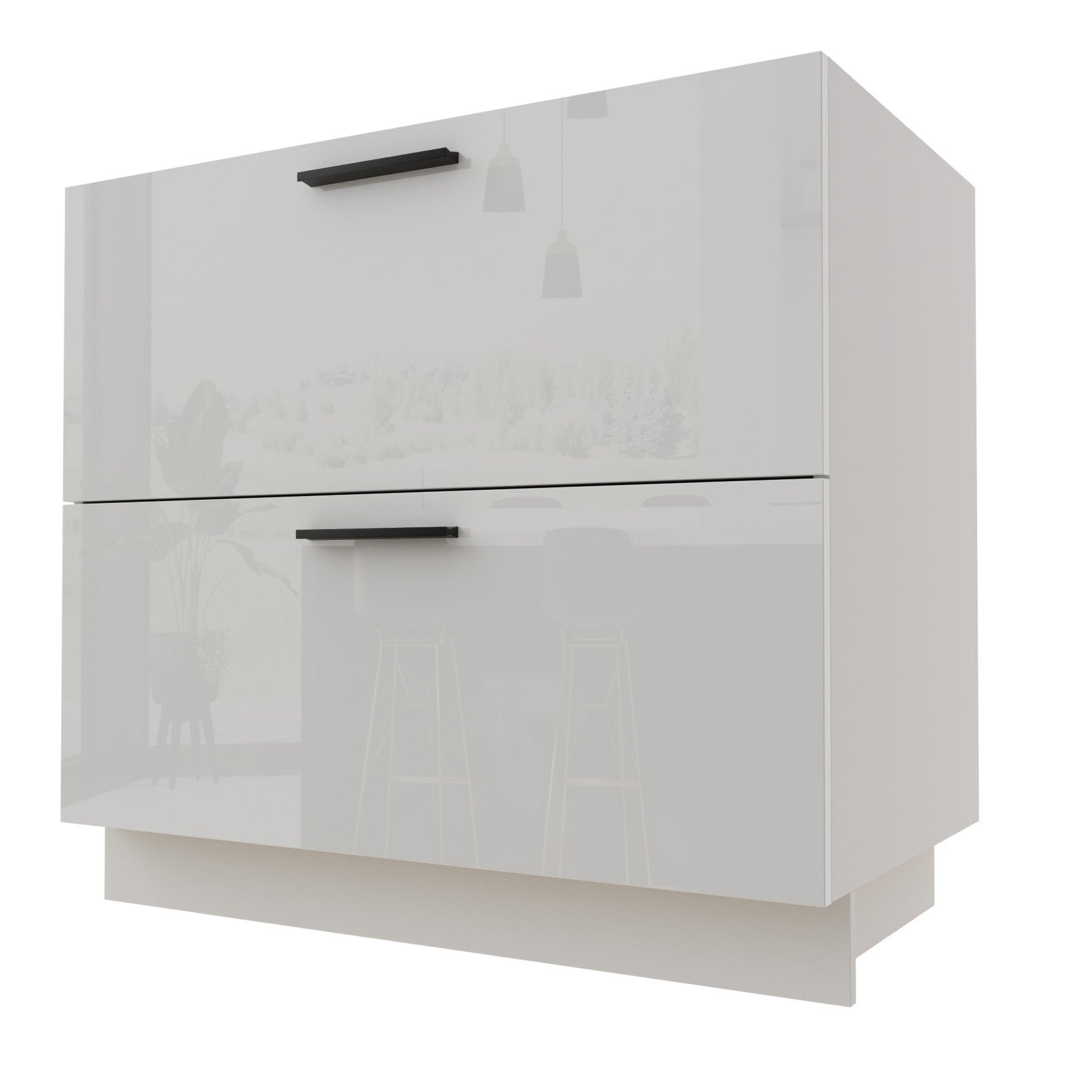 Torino Szafka Dolna D2A/90 Hettich Biały Połysk