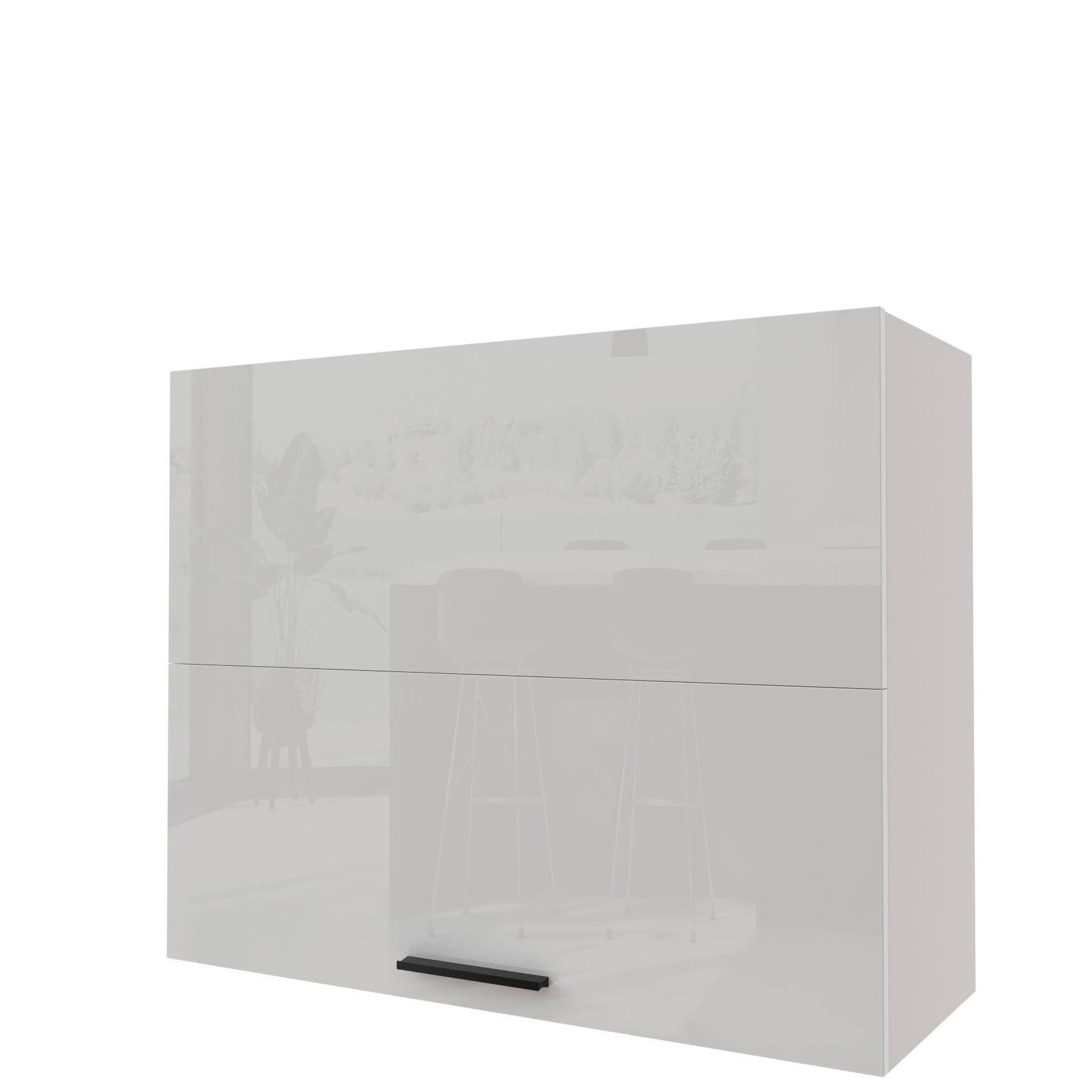 Torino Szafka Wisząca W8/90 Aventos Biały Połysk