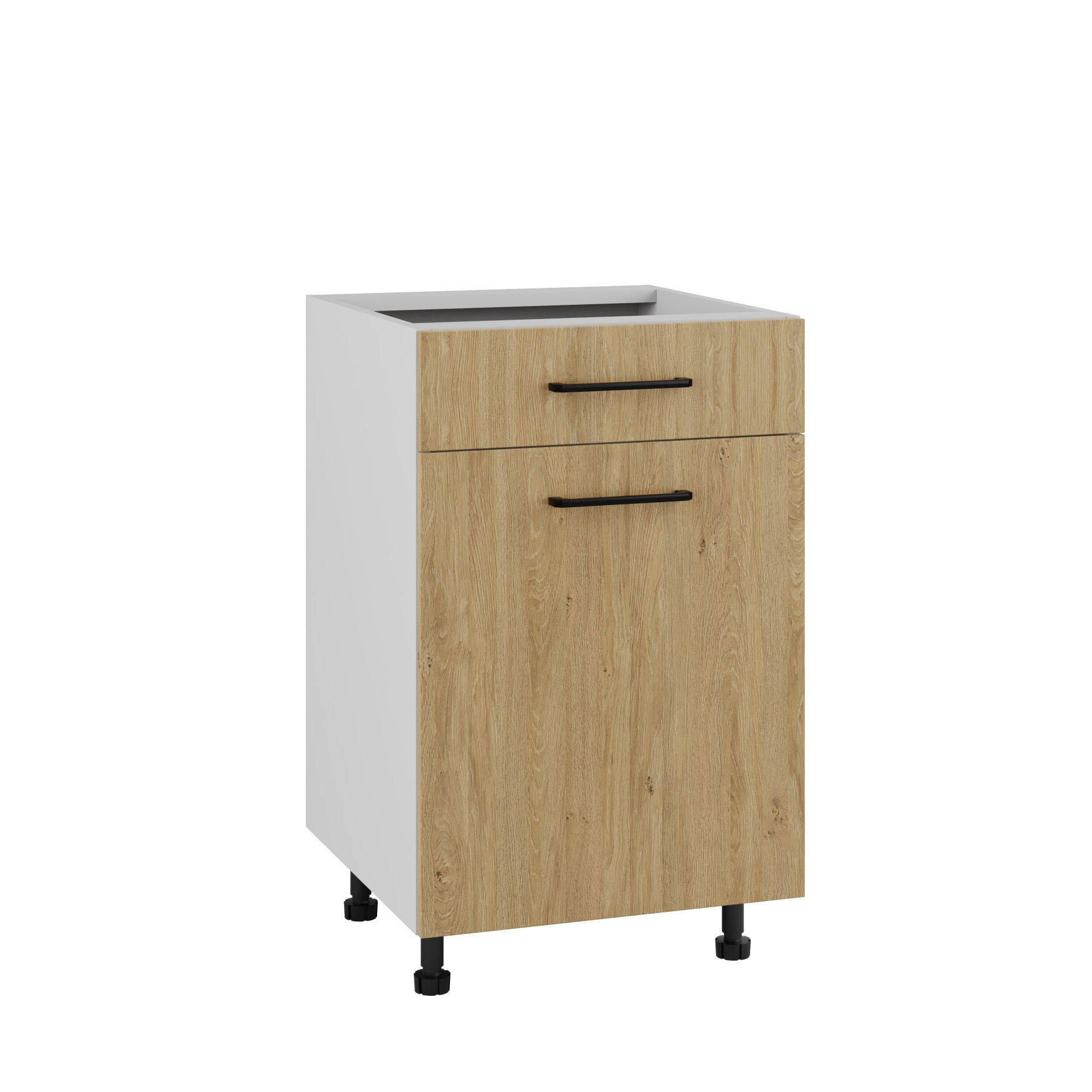 Bari Szafka Dolna D1S-50 Blum Dąb Kamienny