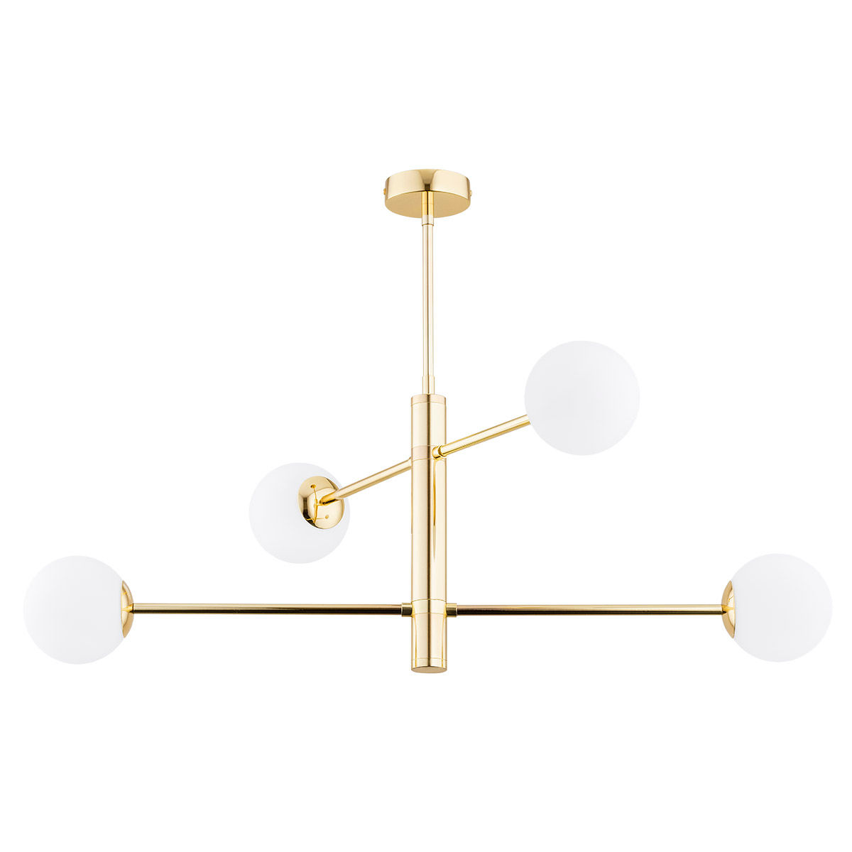 Lampa Wisząca Bresso 1755 4Xe14 Mosiądz