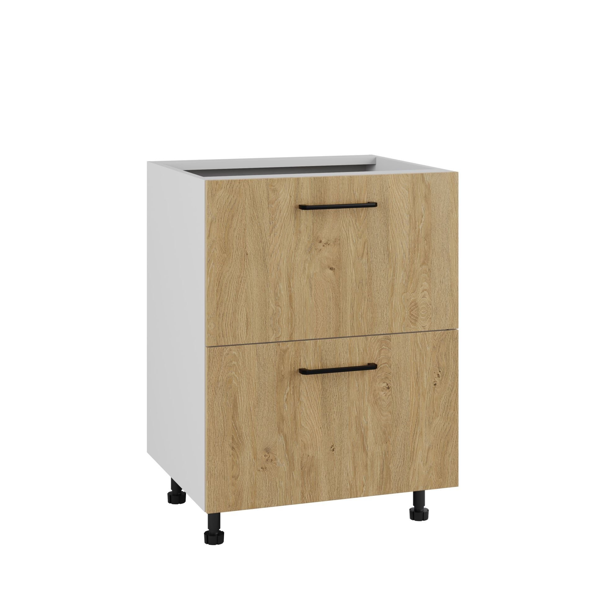 Bari Szafka Dolna Ds-60-2W Modern Dąb Kamienny