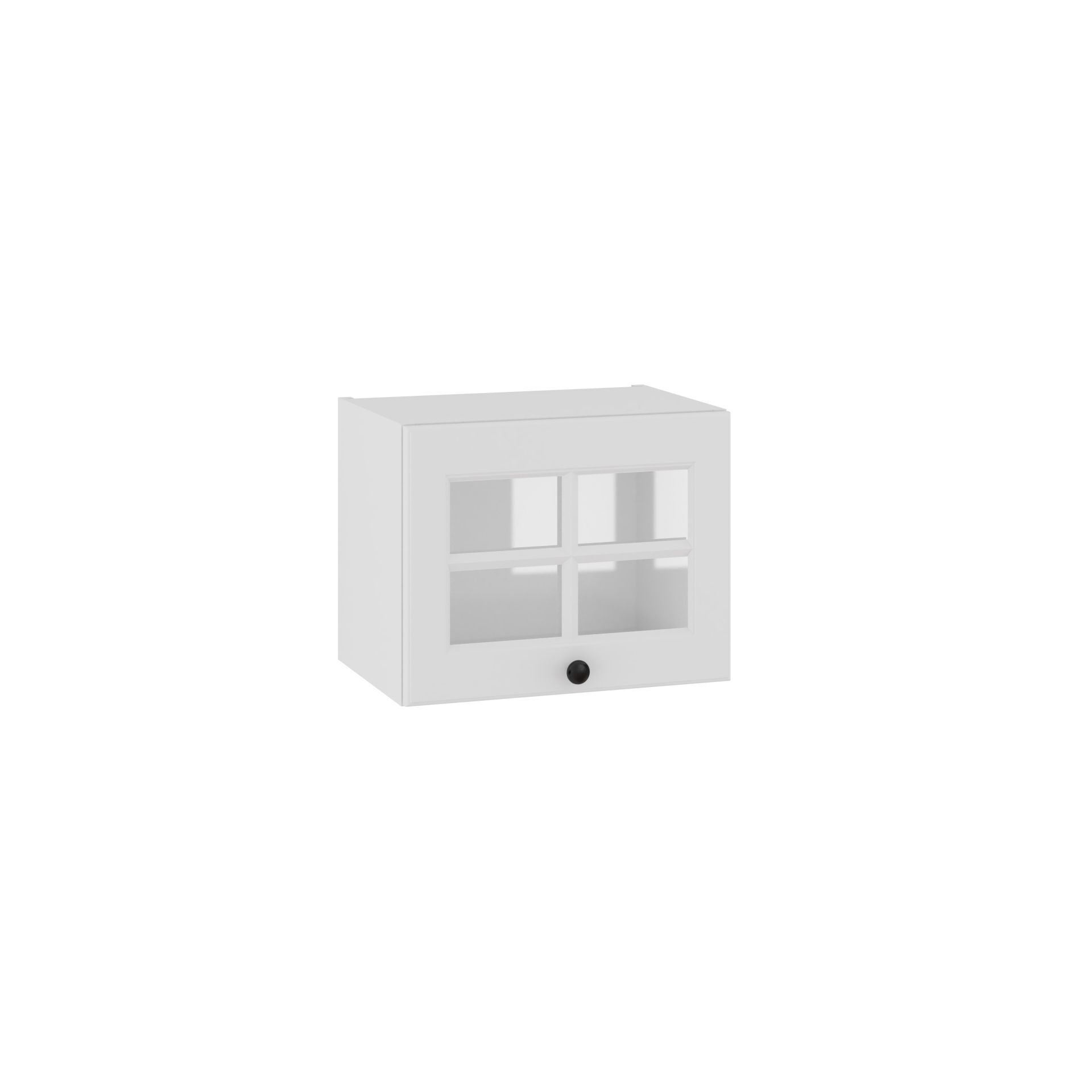 London Witryna Wisząca Niska Gov-45 Szpros Biały Mat