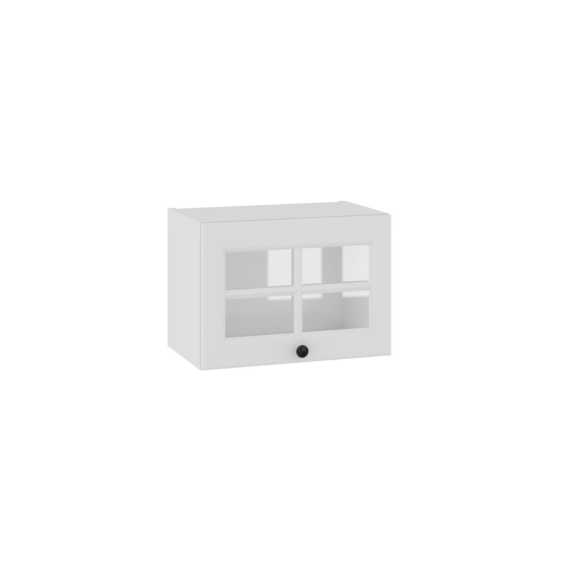 London Witryna Wisząca Niska Gov-50 Szpros Biały Mat