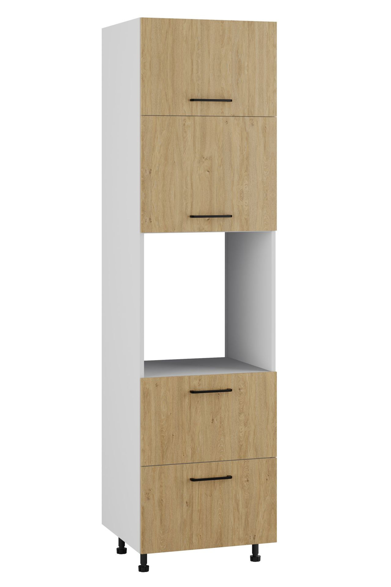 Bari Słupek Pod Zabudowę Piekarnika Dps2-60-220 Hk-Xs Modern Dąb Kamienny