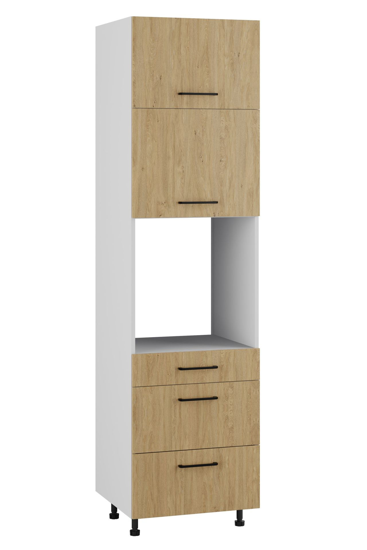 Bari Słupek Pod Zabudowę Piekarnika Dps3-60-220 Hk-Xs Blum Dąb Kamienny