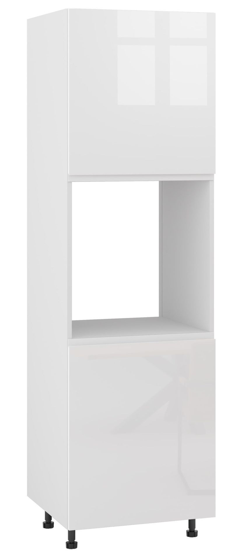 Alba Słupek Pod Zabudowę Piekarnika Prawy Dp-60-197 Biały Połysk