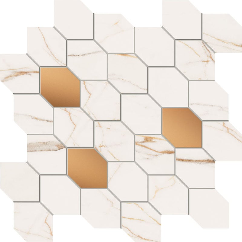 Mozaika Dorado Stone Glossy Rect 29,8X29,8 Arte