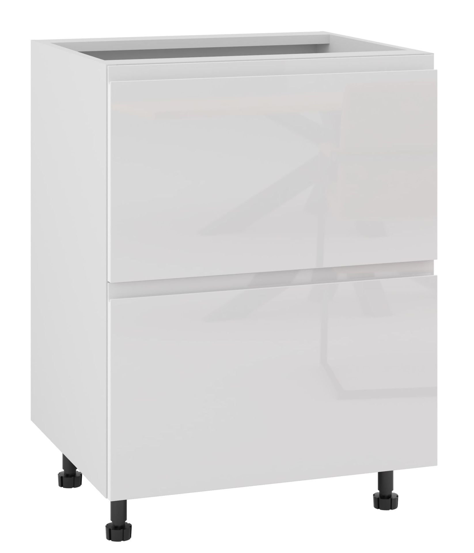 Alba Szafka Dolna Ds-60-2W Metabox Biały Połysk