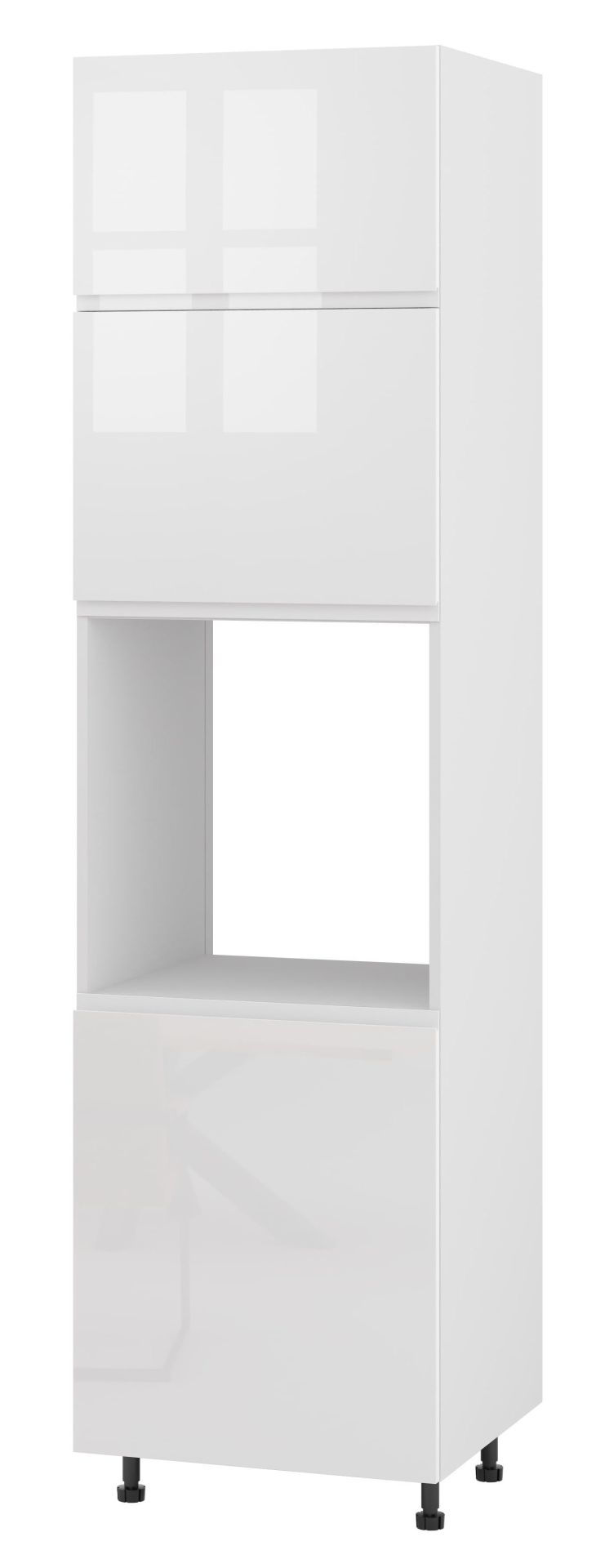 Alba Słupek Pod Zabudowę Piekarnika Wysoki Lewy Dp-60-220 Hk-Xs Blum Biały Połysk