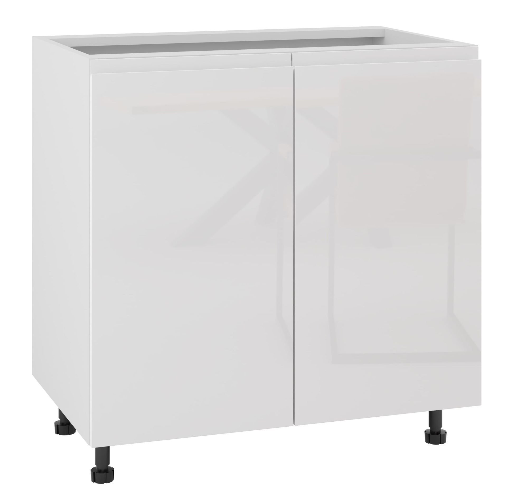 Alba Szafka Dolna D2-80 Biały Połysk