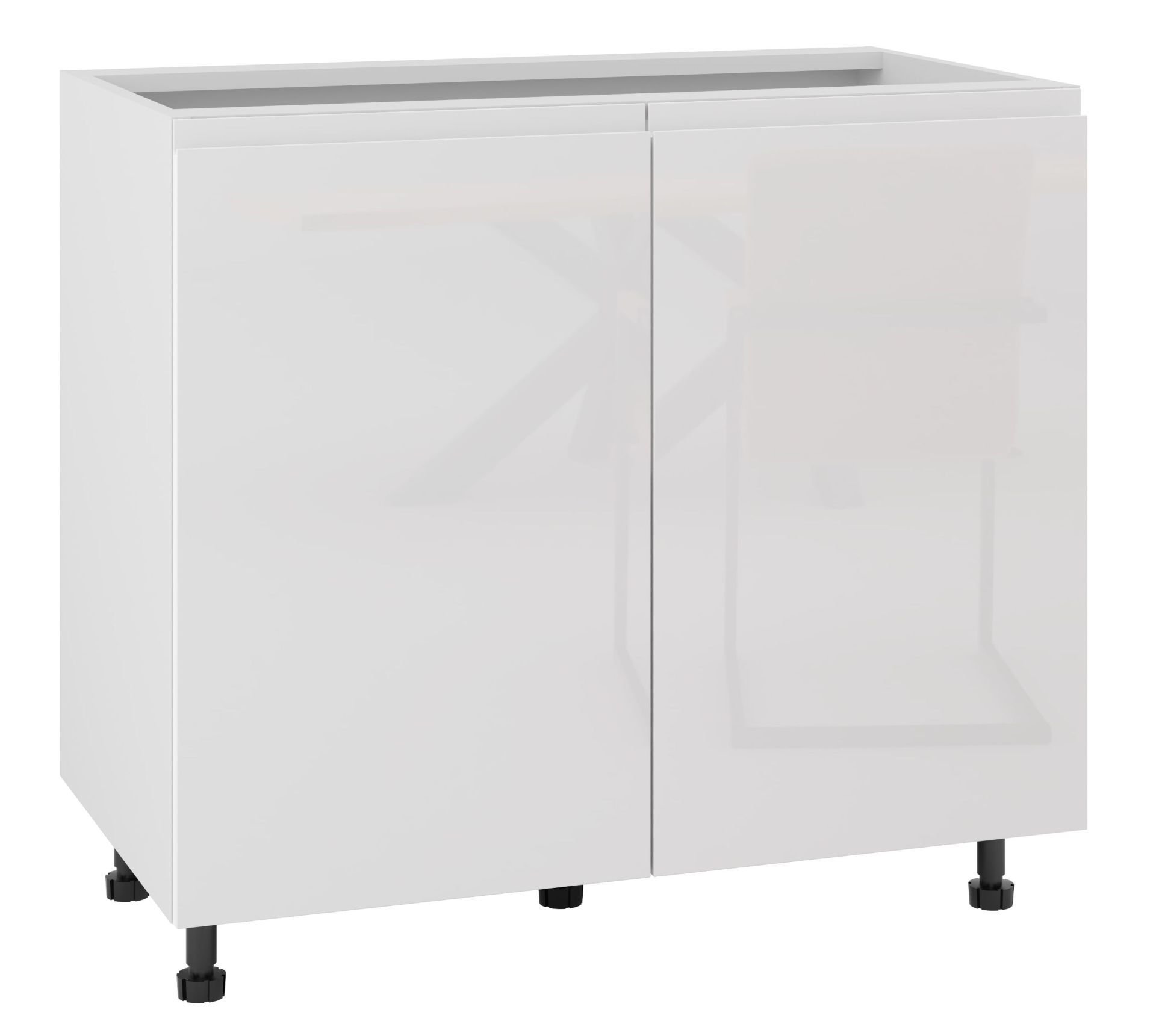 Alba Szafka Dolna D2-90 Biały Połysk