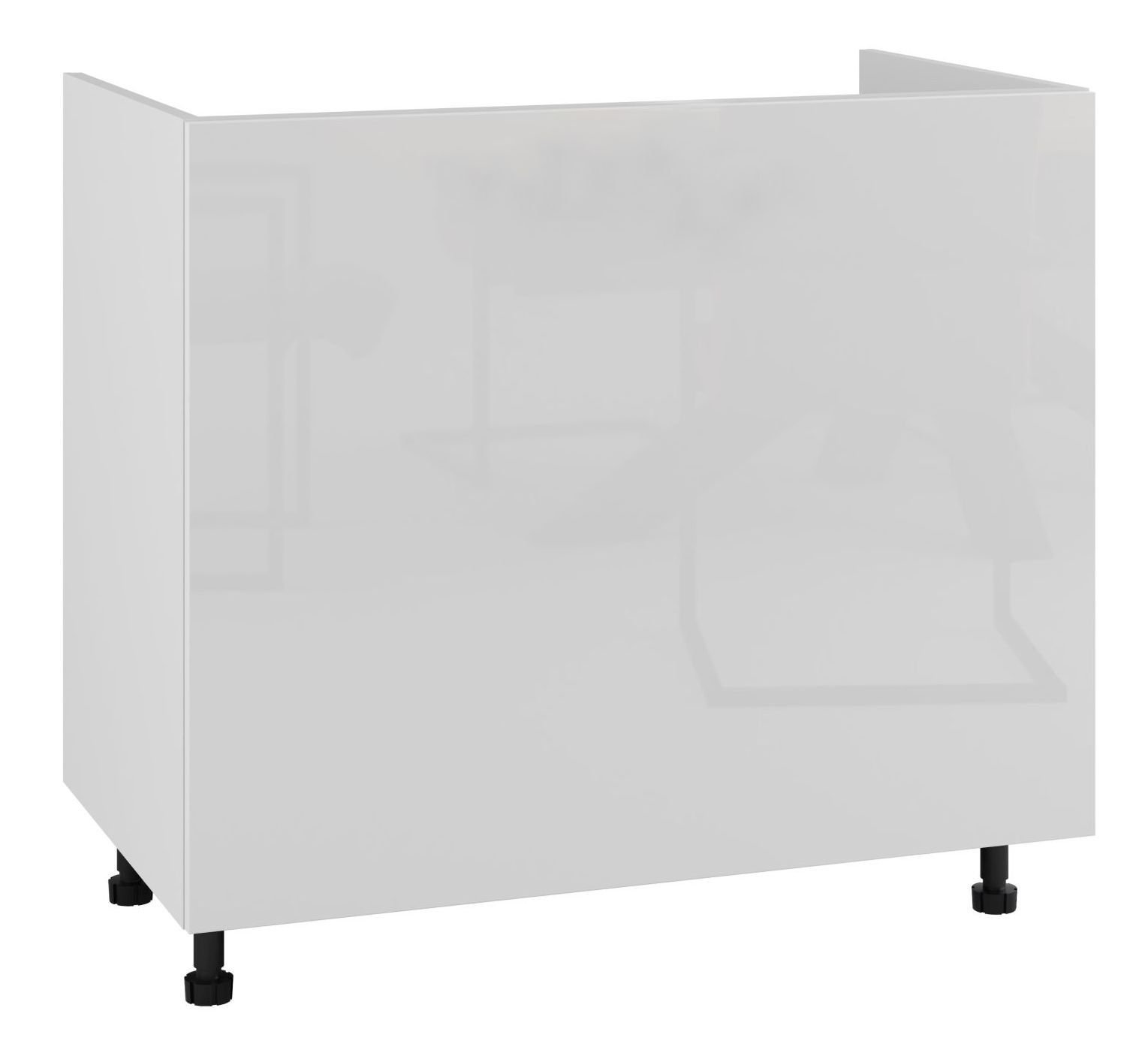 Alba Szafka Dolna Pod Zlewozmywak Dzs-90 Blum Biały Połysk