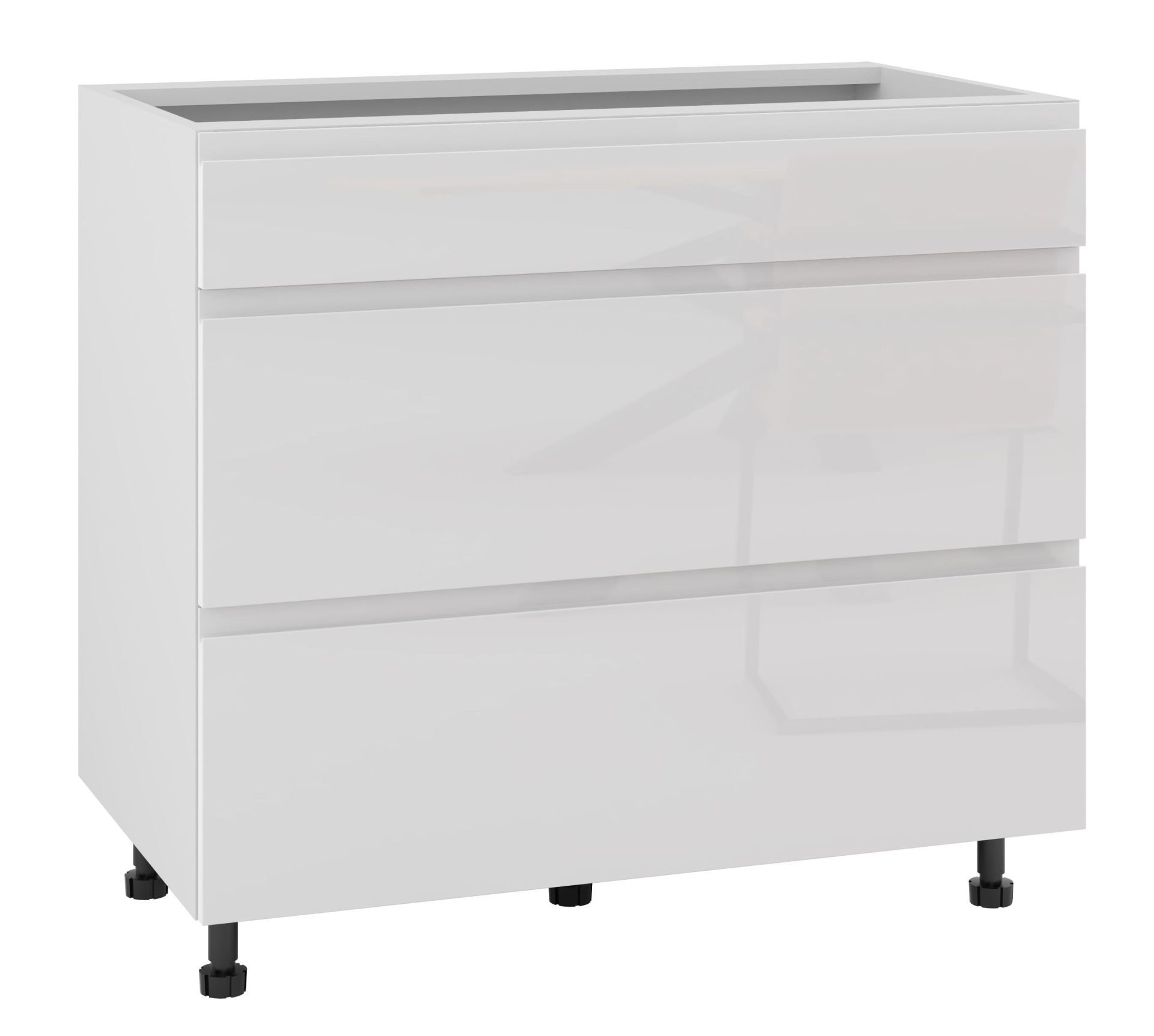 Alba Szafka Dolna Ds-90-2W-1N Metabox Biały Połysk
