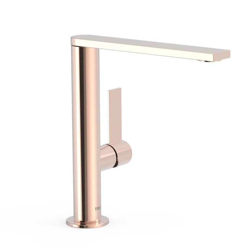Bateria umywalkowa nablatowa Tres Project różowe złoto 21130501OP