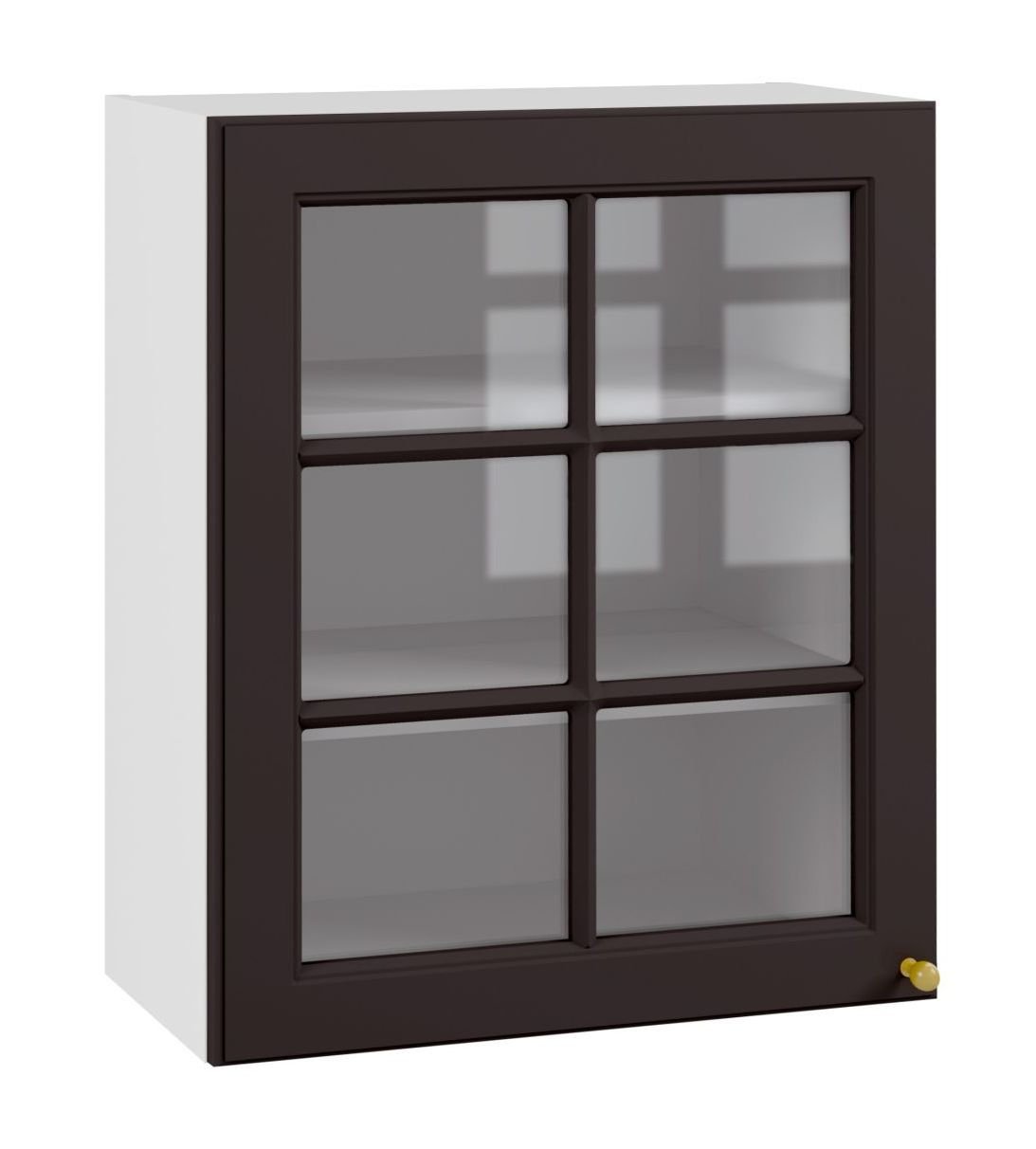 Bristol Witryna Wisząca Gv-60 Szpros Czarny Mat