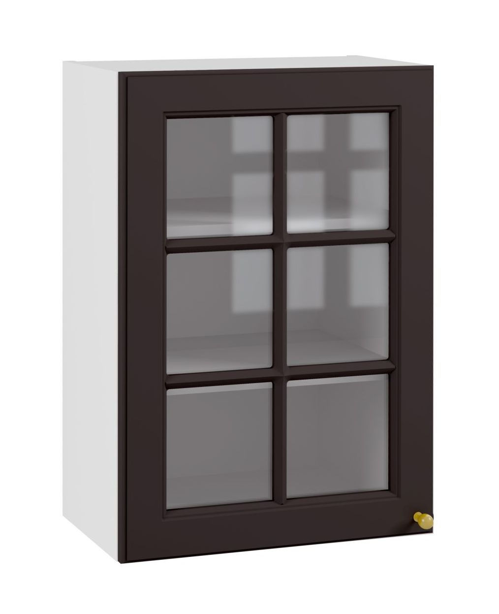 Bristol Witryna Wisząca Gv-50 Szpros Czarny Mat