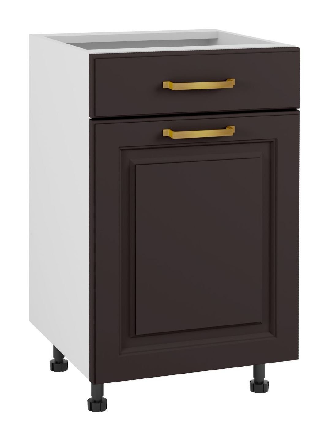 Bristol Szafka Dolna D1S-50 Modernbox Czarny Mat