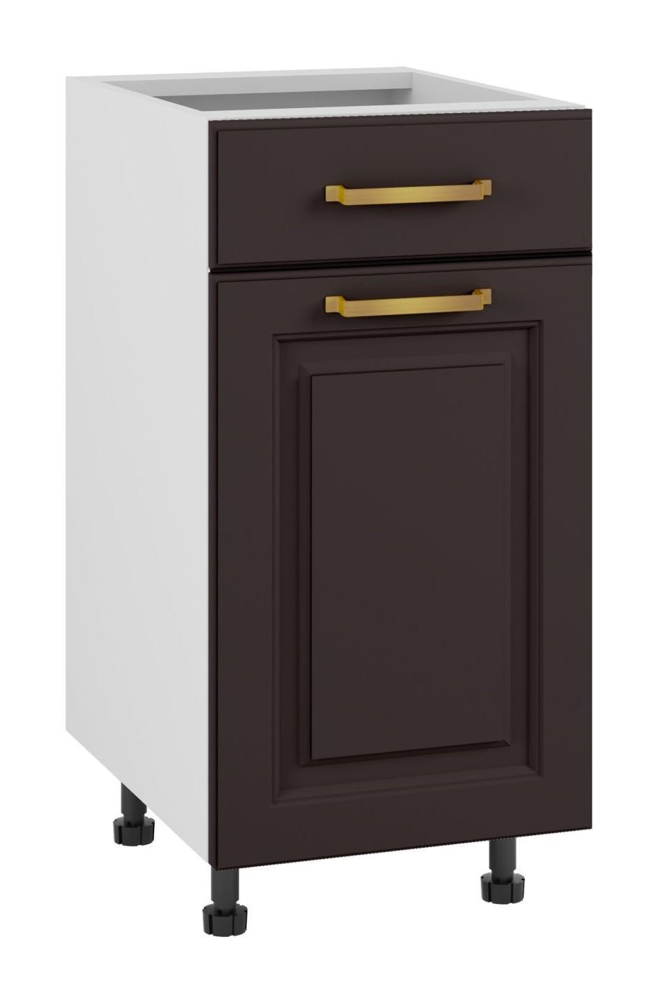 Bristol Szafka Dolna D1S-40 Modernbox Czarny Mat