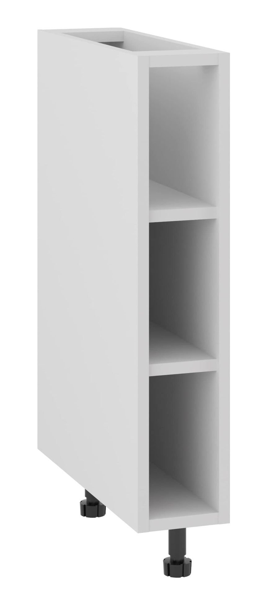 Alba Szafka Dolna Otwarta D-15 Biały Połysk