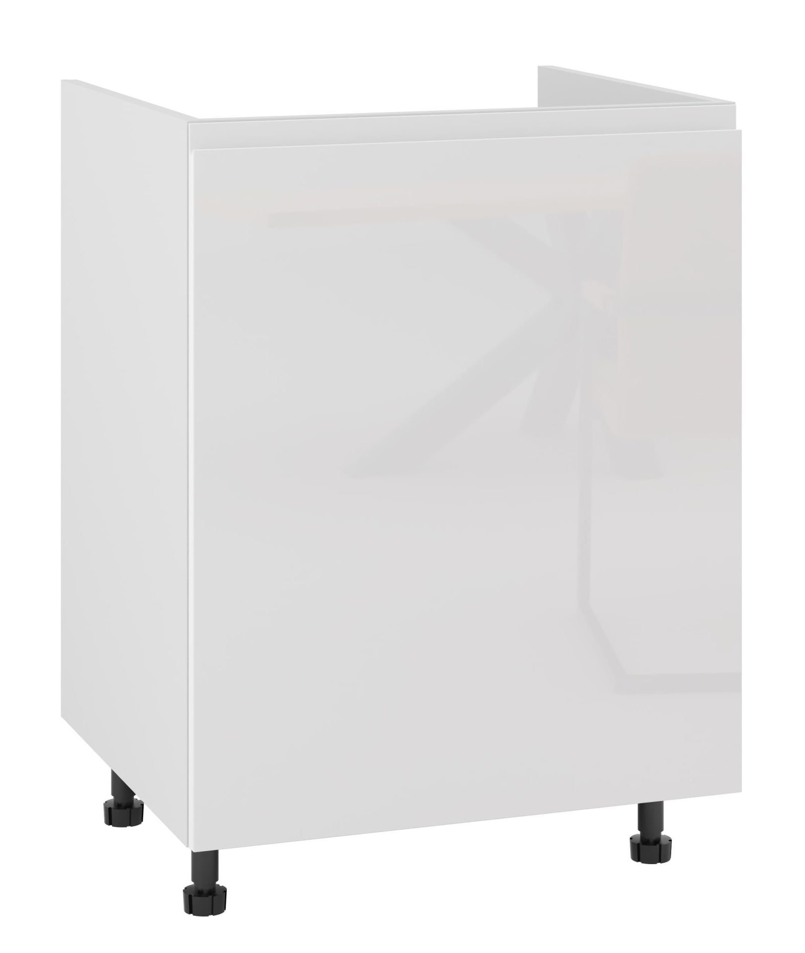 Alba Szafka Dolna Pod Zlewozmywak Prawa Dz-60 Biały Połysk