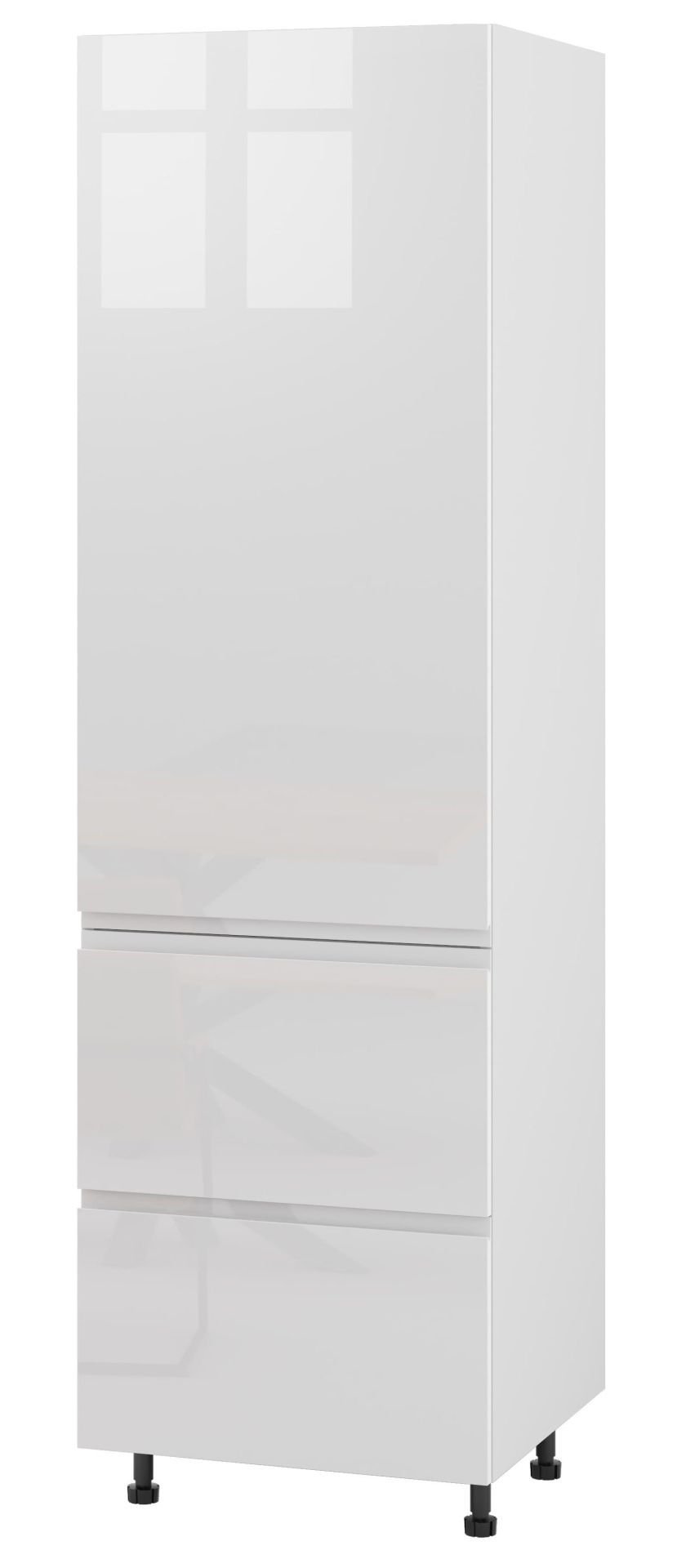 Alba Słupek Lewy Ds2-60-197 Modernbox Biały Połysk