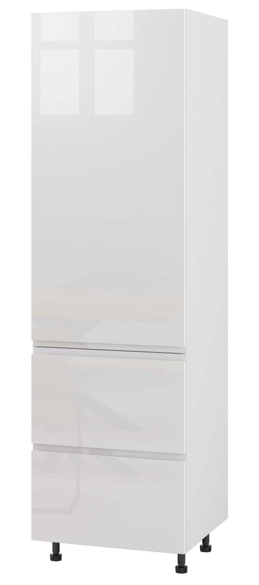 Alba Słupek Lewy Ds2-60-197 Blum Biały Połysk