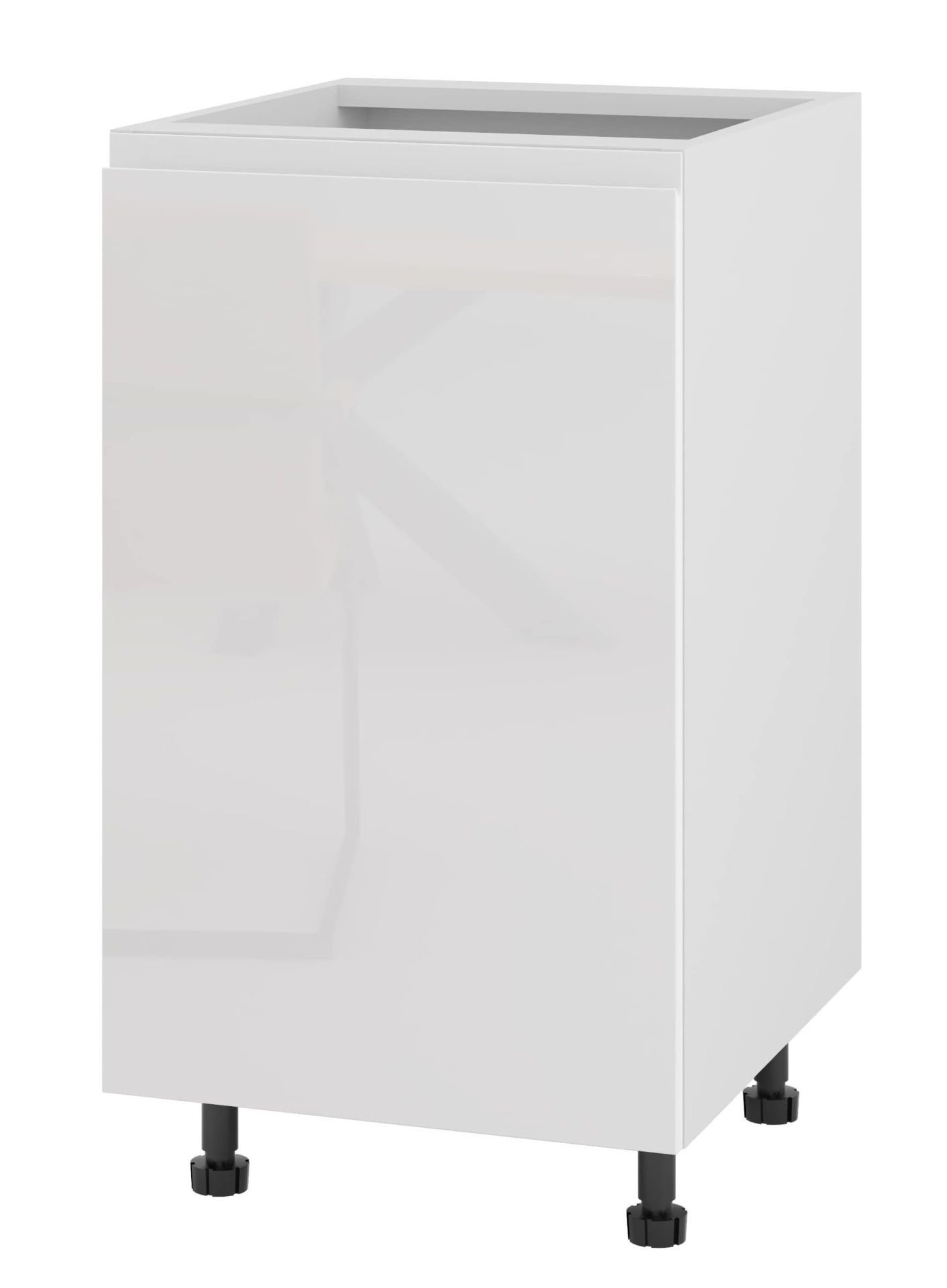 Alba Szafka Dolna Lewa D-45 Biały Połysk