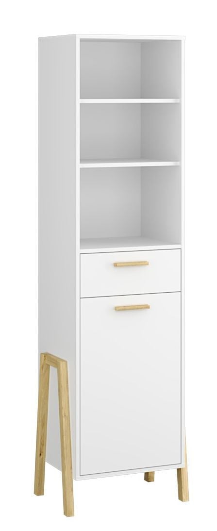 Regał Otwarty Belle 1D1S Biały