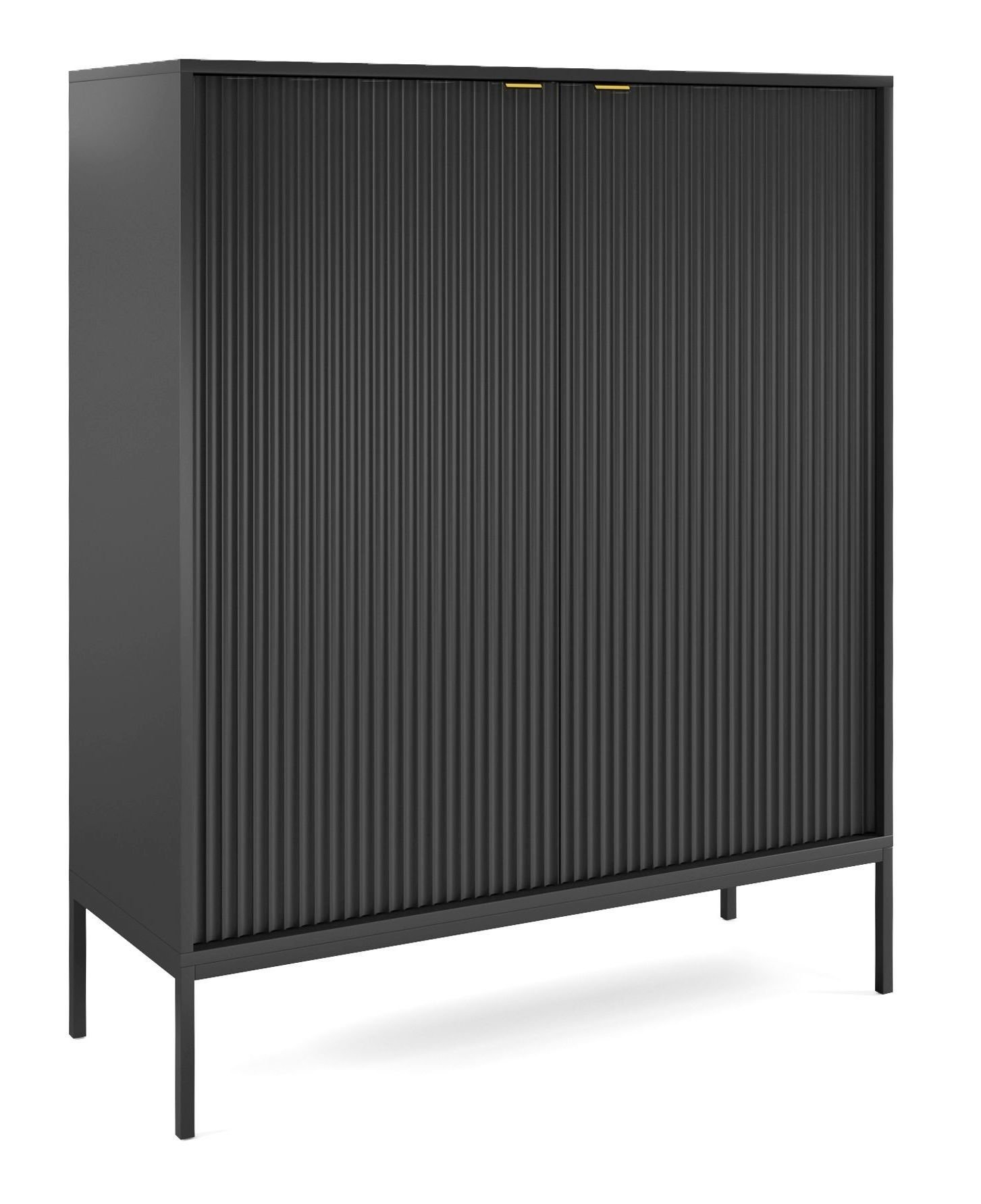 Komoda Nova K104 Czarny / Czarna