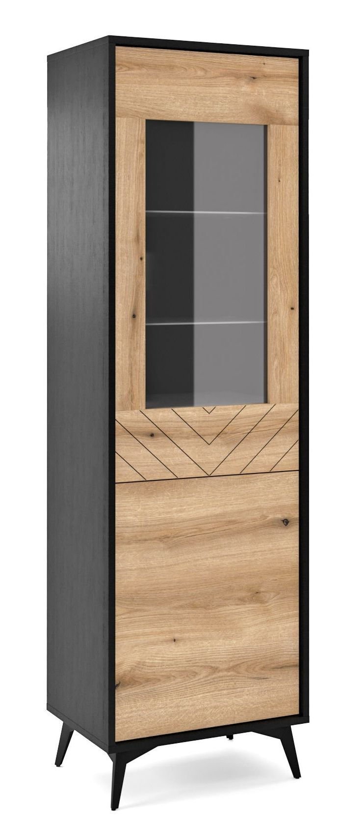 Witryna Wysoka Diamond W54 Dąb Evoke