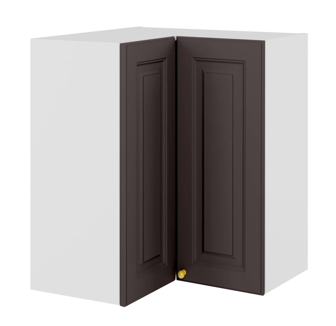 Bristol Szafka Wisząca Narożna Gnw-60 Czarny Mat